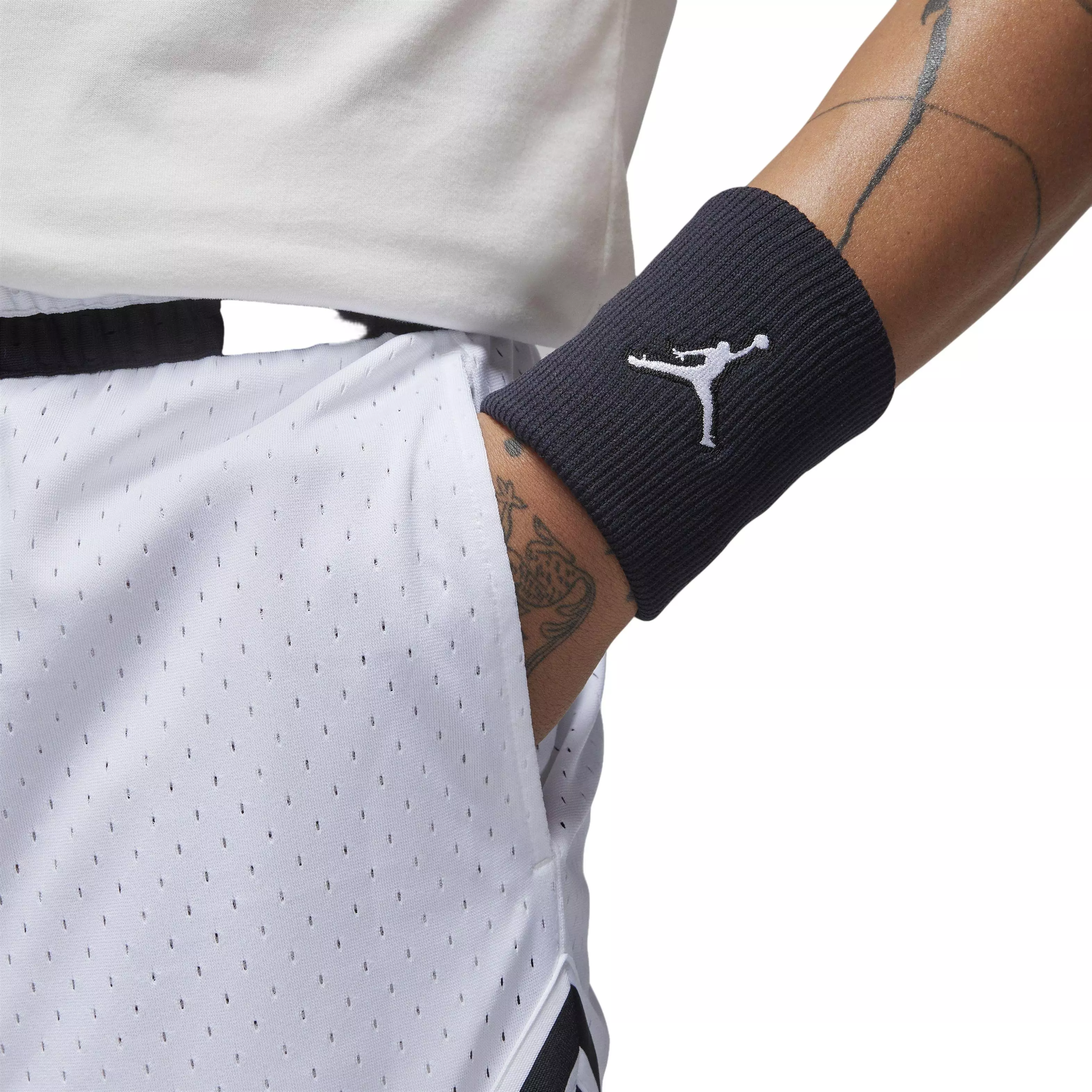 Jordan Men's Dri-FIT Sport Diamond Shorts-White - WHITE