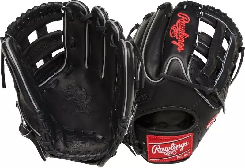 Rawlings Heart of the Hide 11.75" Web Baseball Glove RHT - BLACK