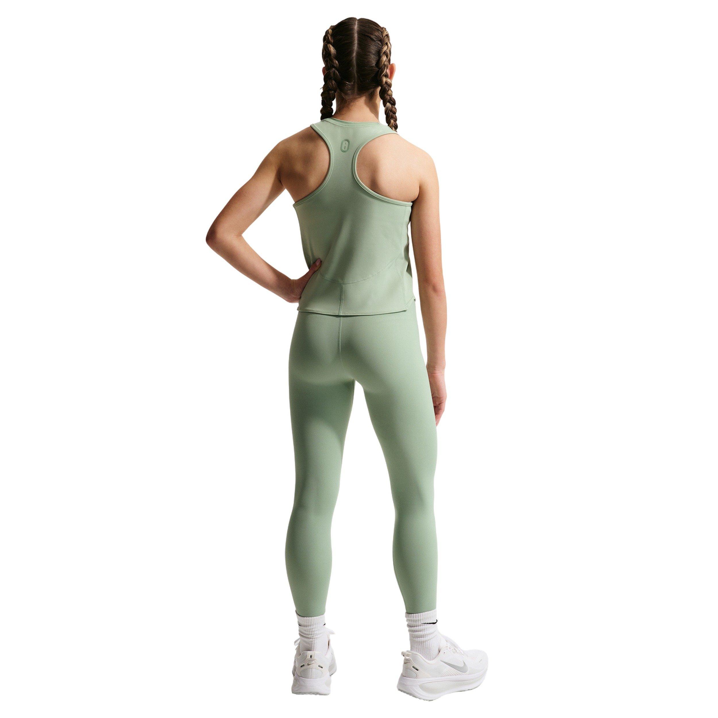 Nike Big Girls' MAVN Knit Tank Top - Green - GREEN Thumbnail View 5