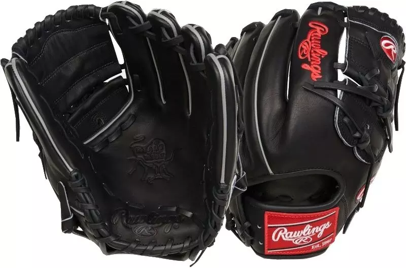 Rawlings Heart of the Hide 12" Infield/Pitcher's Baseball Glove RHT - BLACK