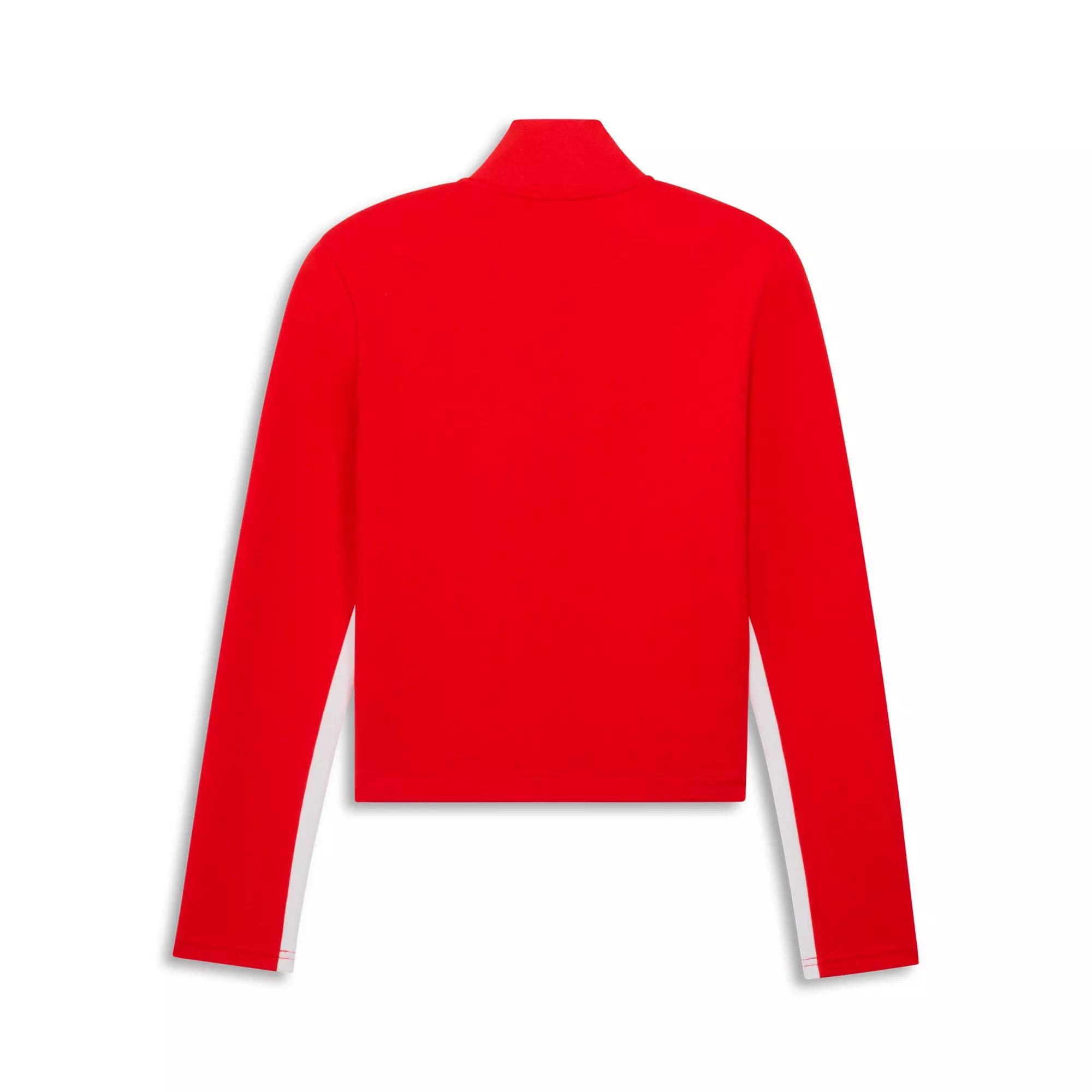 PUMA Women's T7 Slim Short Track Jacket - Red/White - RED/WHITE