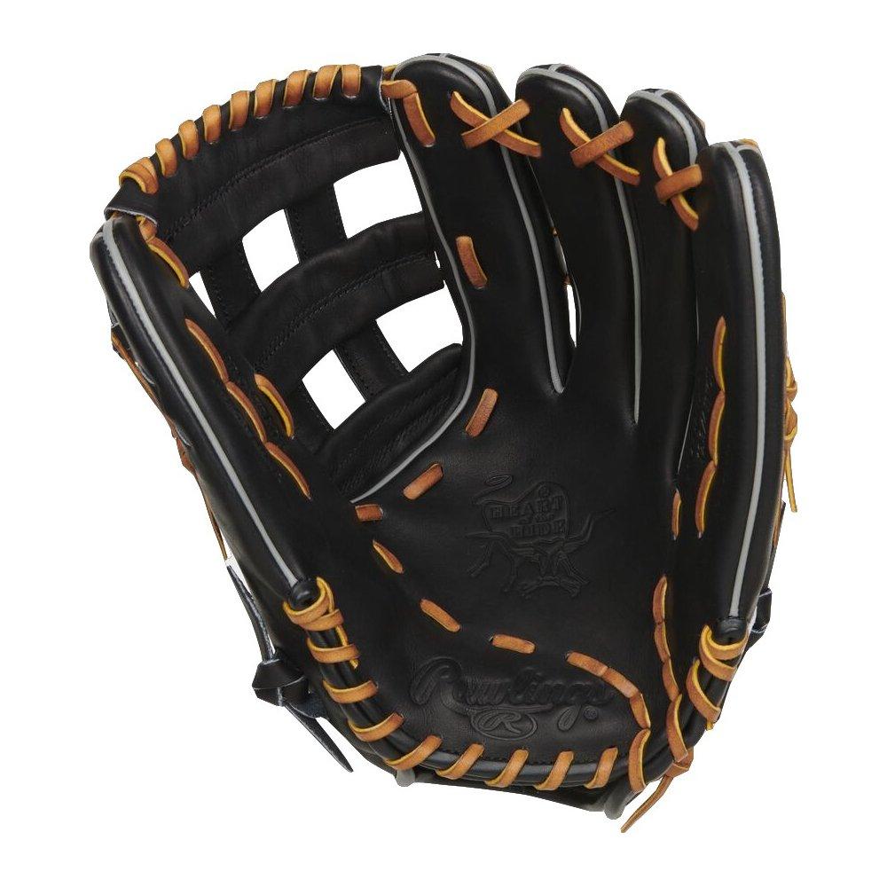 Rawlings Heart of the Hide Black 12.75" Outfield LHT Baseball Glove