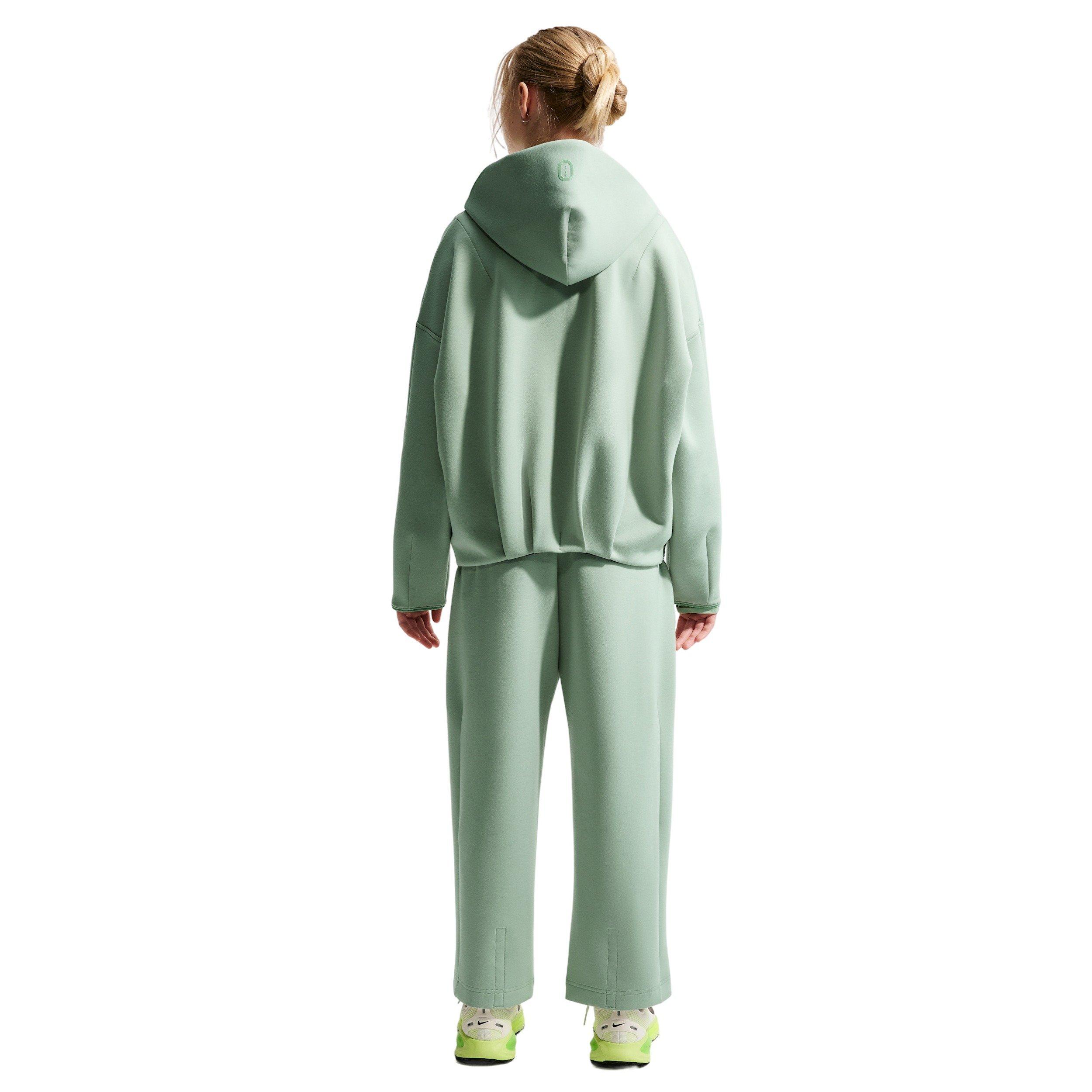 Nike Big Girls' MAVN Therma-FIT Knit Full-Zip Hooded Jacket - Green - GREEN Thumbnail View 5