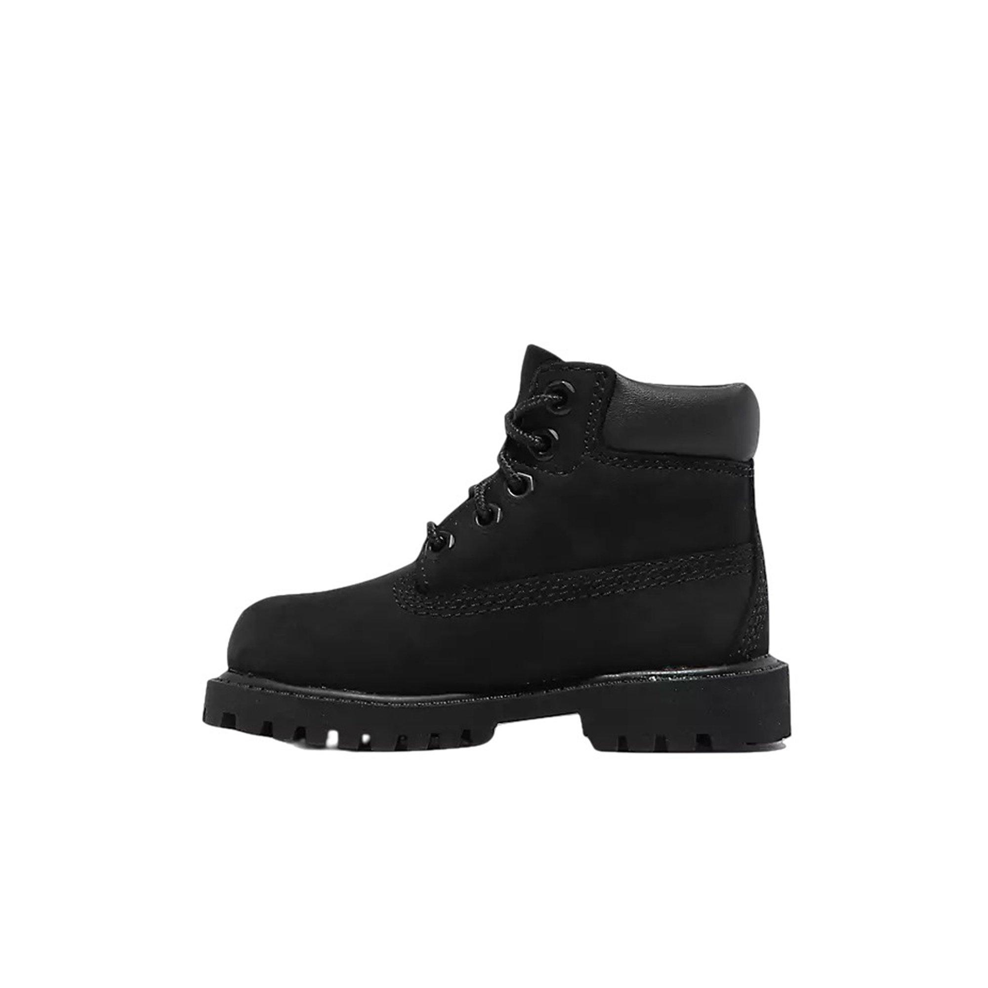 Black timberland outlet boots for toddlers