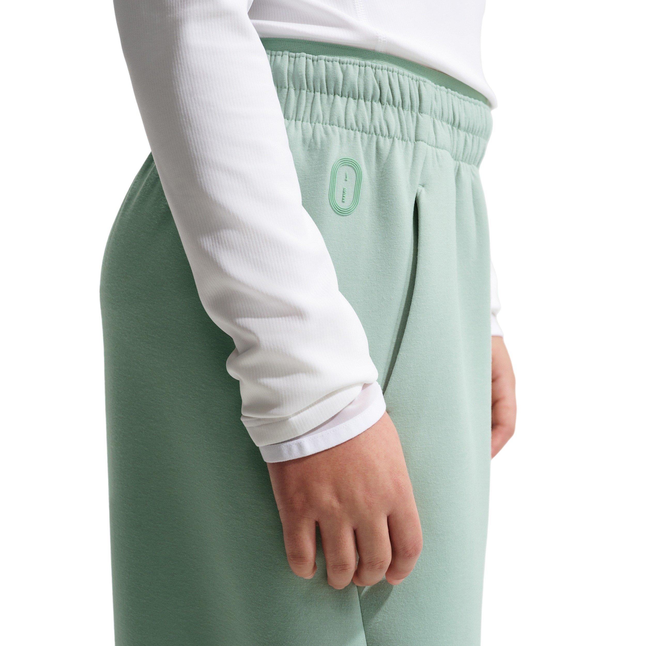 Nike Big Girls' MAVN High-Rise Therma-FIT Knit Sweatpants - Green - GREEN Thumbnail View 3