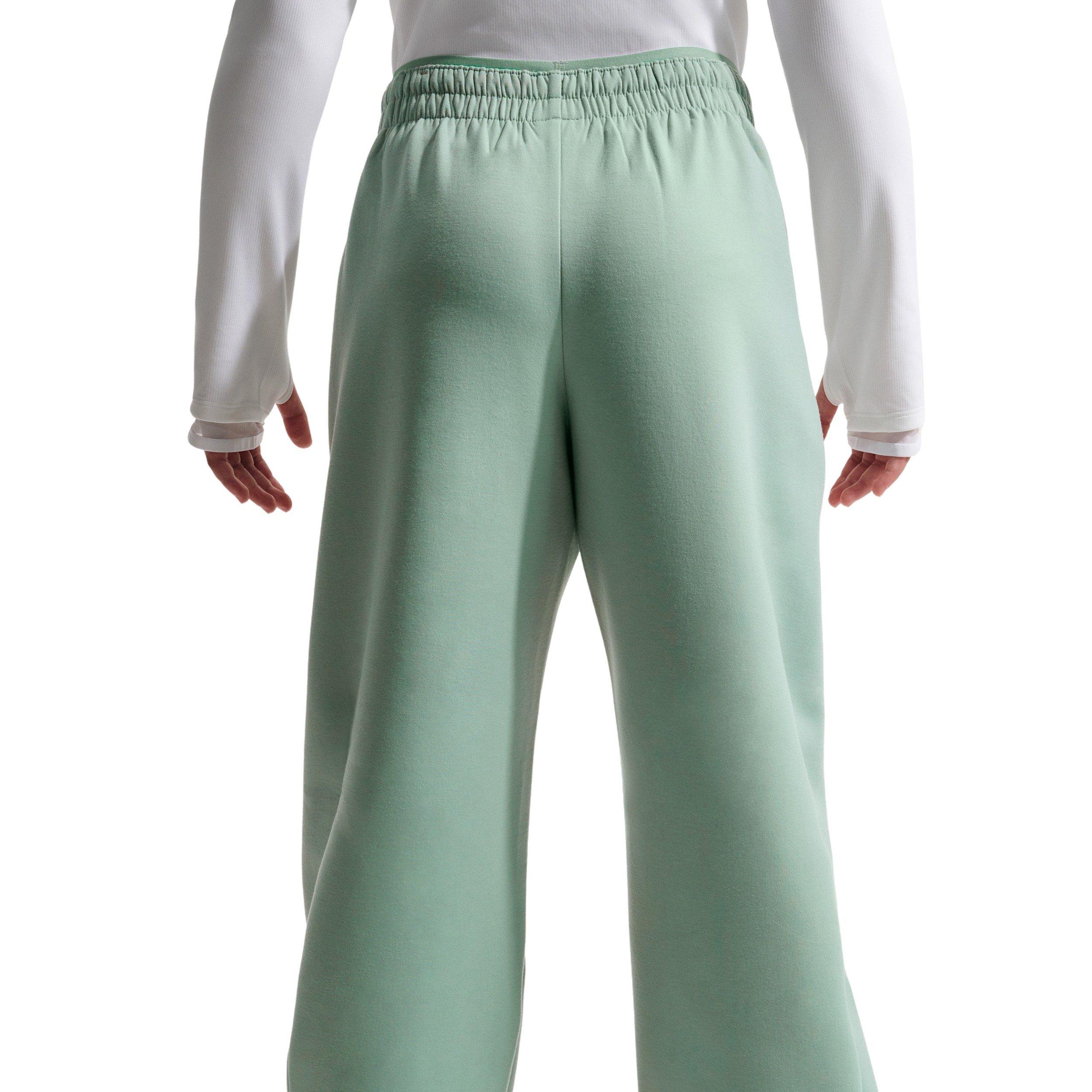 Nike Big Girls' MAVN High-Rise Therma-FIT Knit Sweatpants - Green - GREEN Thumbnail View 6