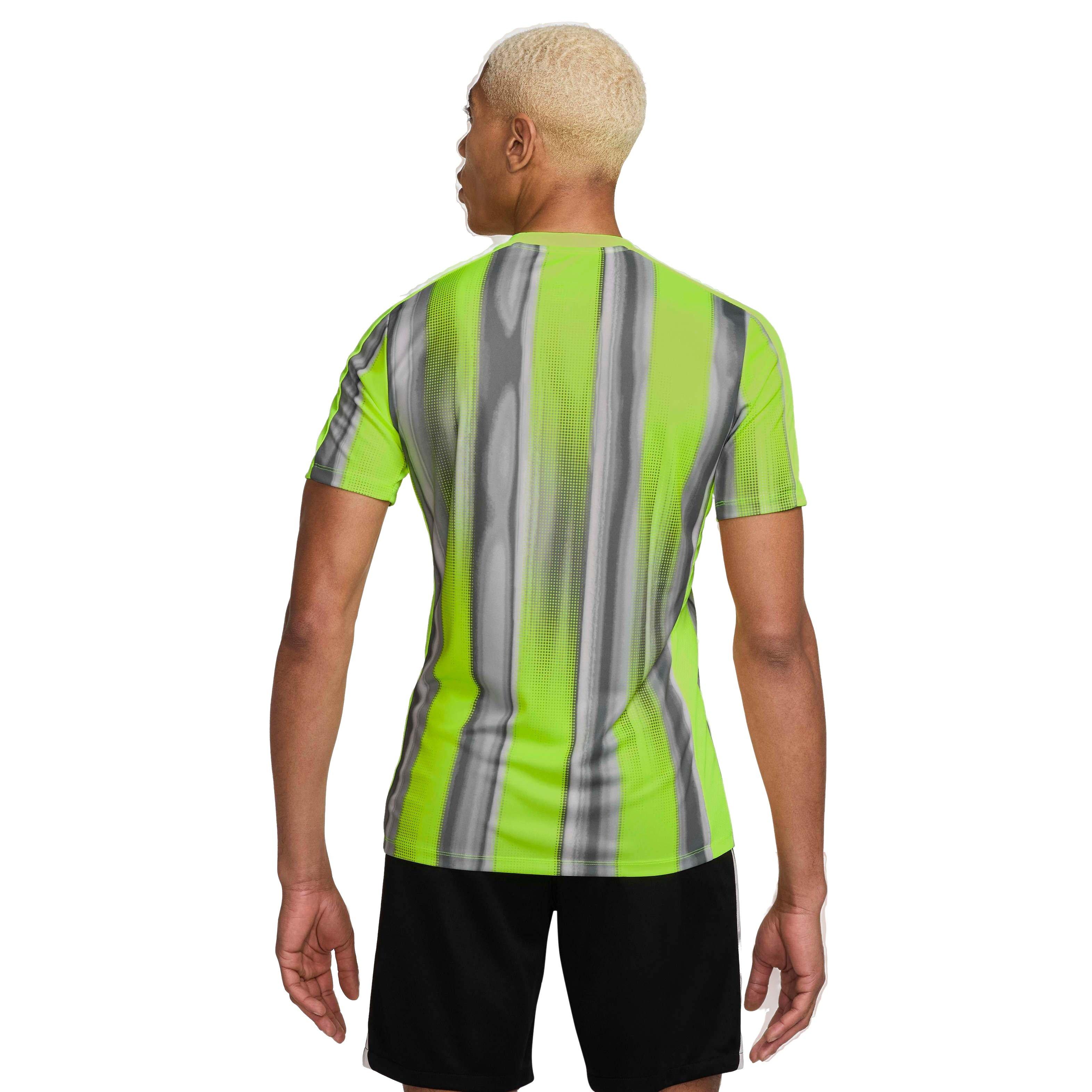 Nike Men's Dri-FIT ACD Short Sleeve Graphic Soccer Top - VOLT Thumbnail View 2