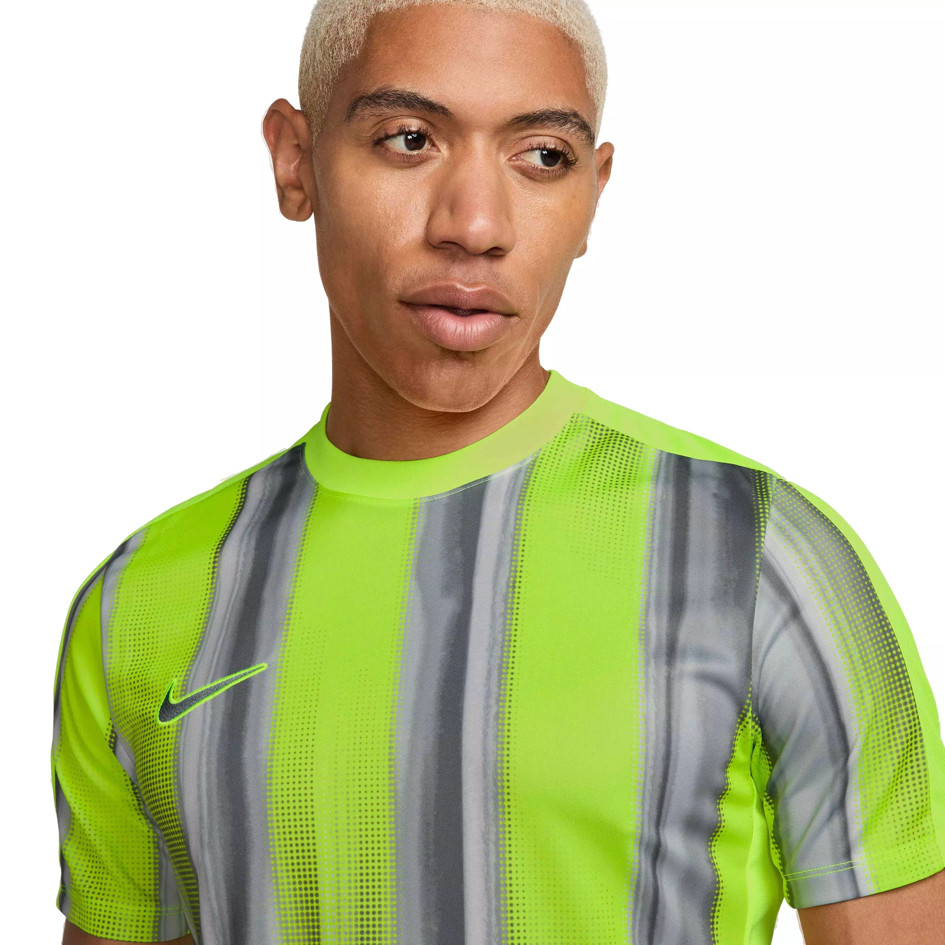 Nike Men's Dri-FIT ACD Short Sleeve Graphic Soccer Top - VOLT