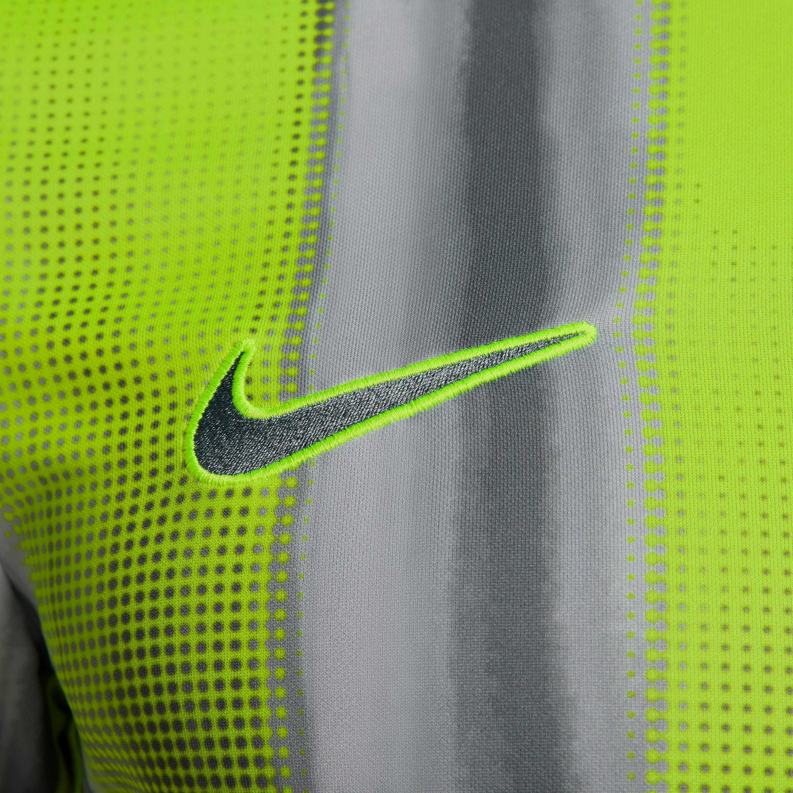 Nike Men's Dri-FIT ACD Short Sleeve Graphic Soccer Top - VOLT Thumbnail View 4