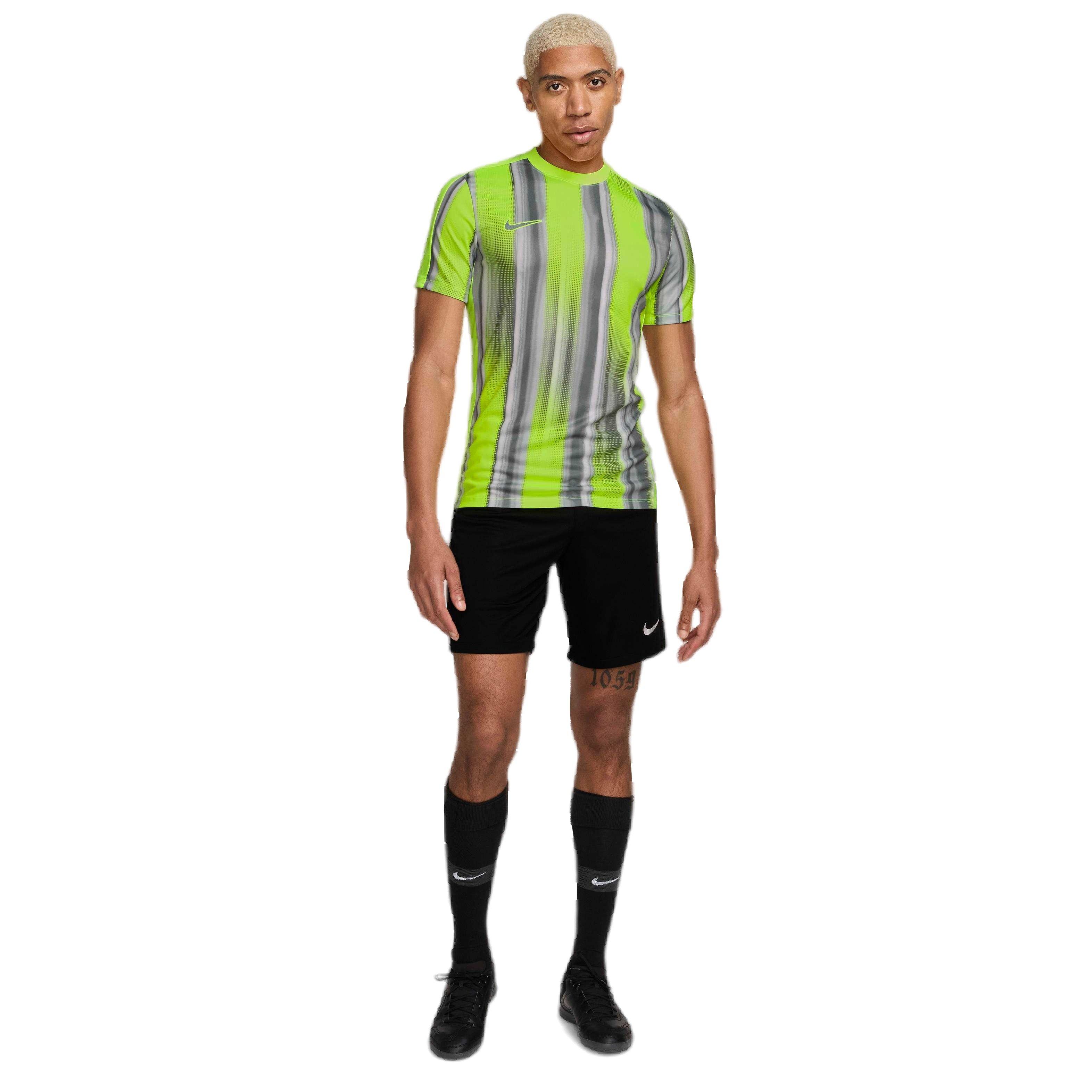 Nike Men's Dri-FIT ACD Short Sleeve Graphic Soccer Top - VOLT Thumbnail View 6