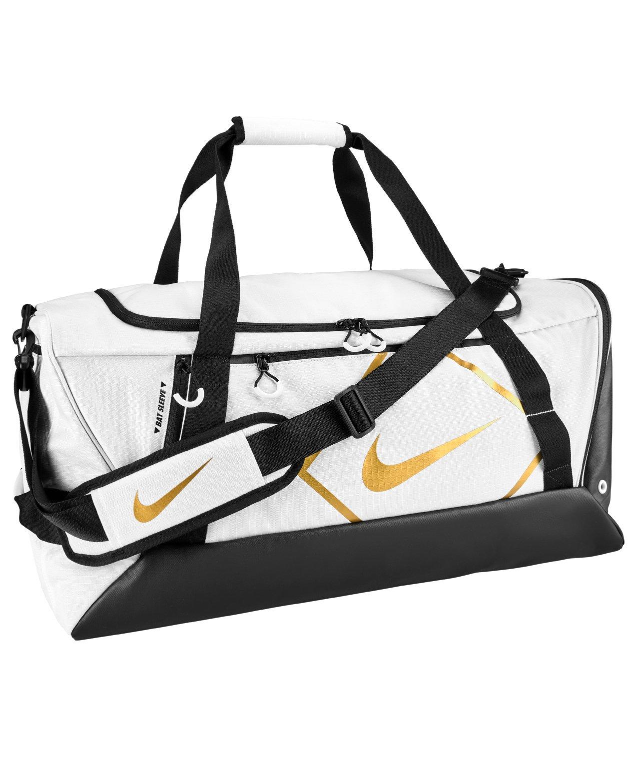 Nike Diamond Duffle Bag - White/Black/Gold