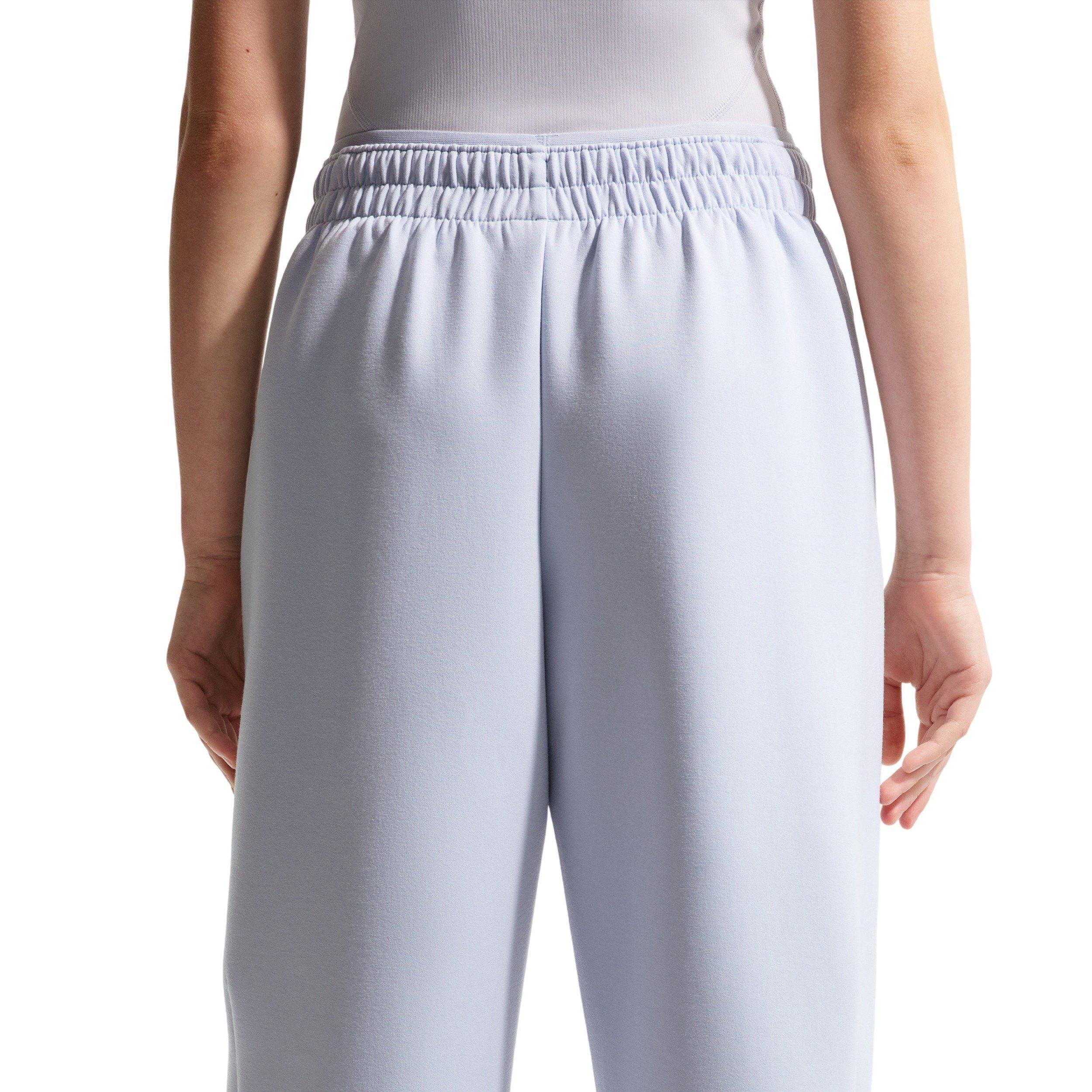 Nike Big Girls' MAVN High-Rise Therma-FIT Knit Sweatpants - Grey - GREY Thumbnail View 6