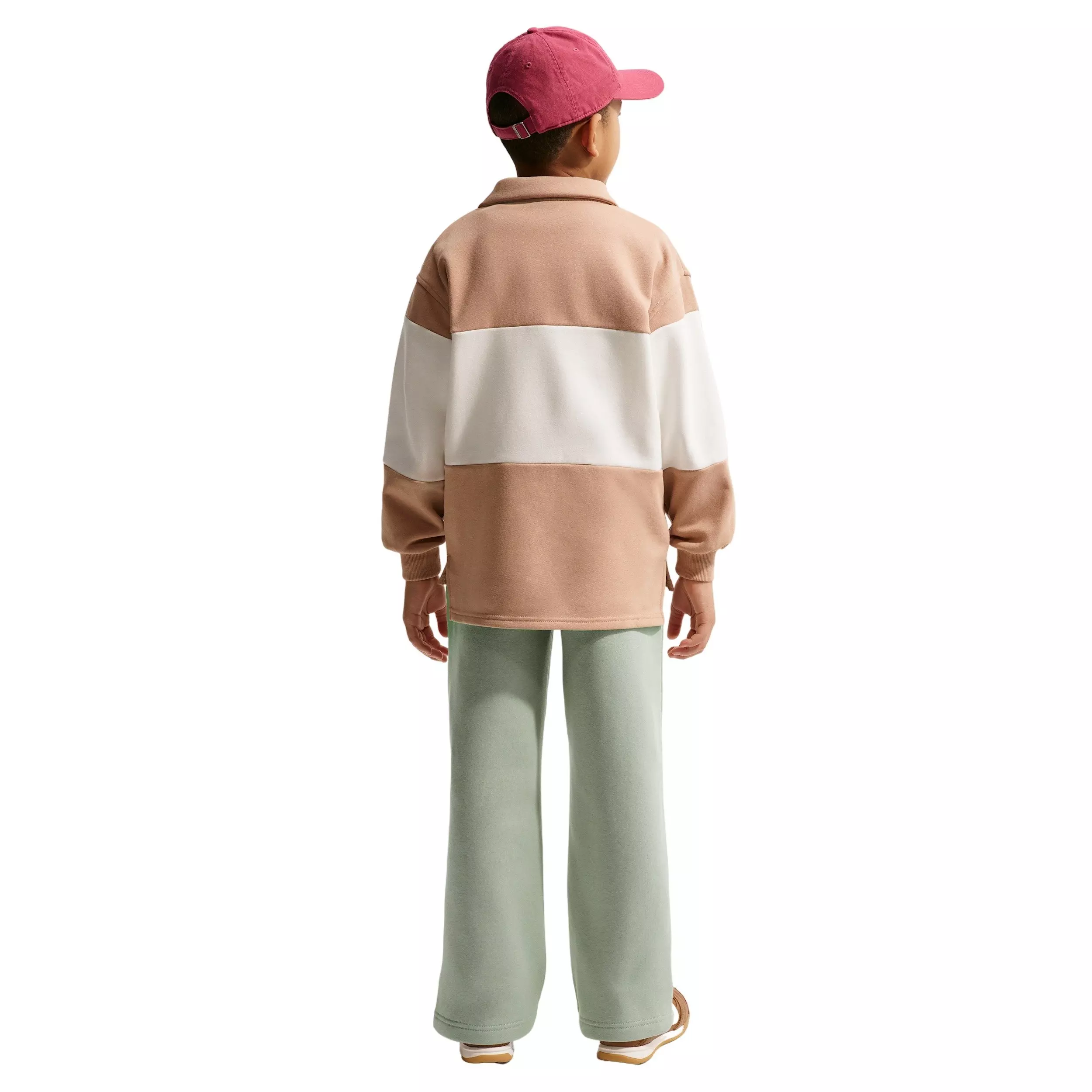 Nike Big Boys' Sportswear Loose Open-Hem Sweatpants - Light Green - LIGHT GREEN