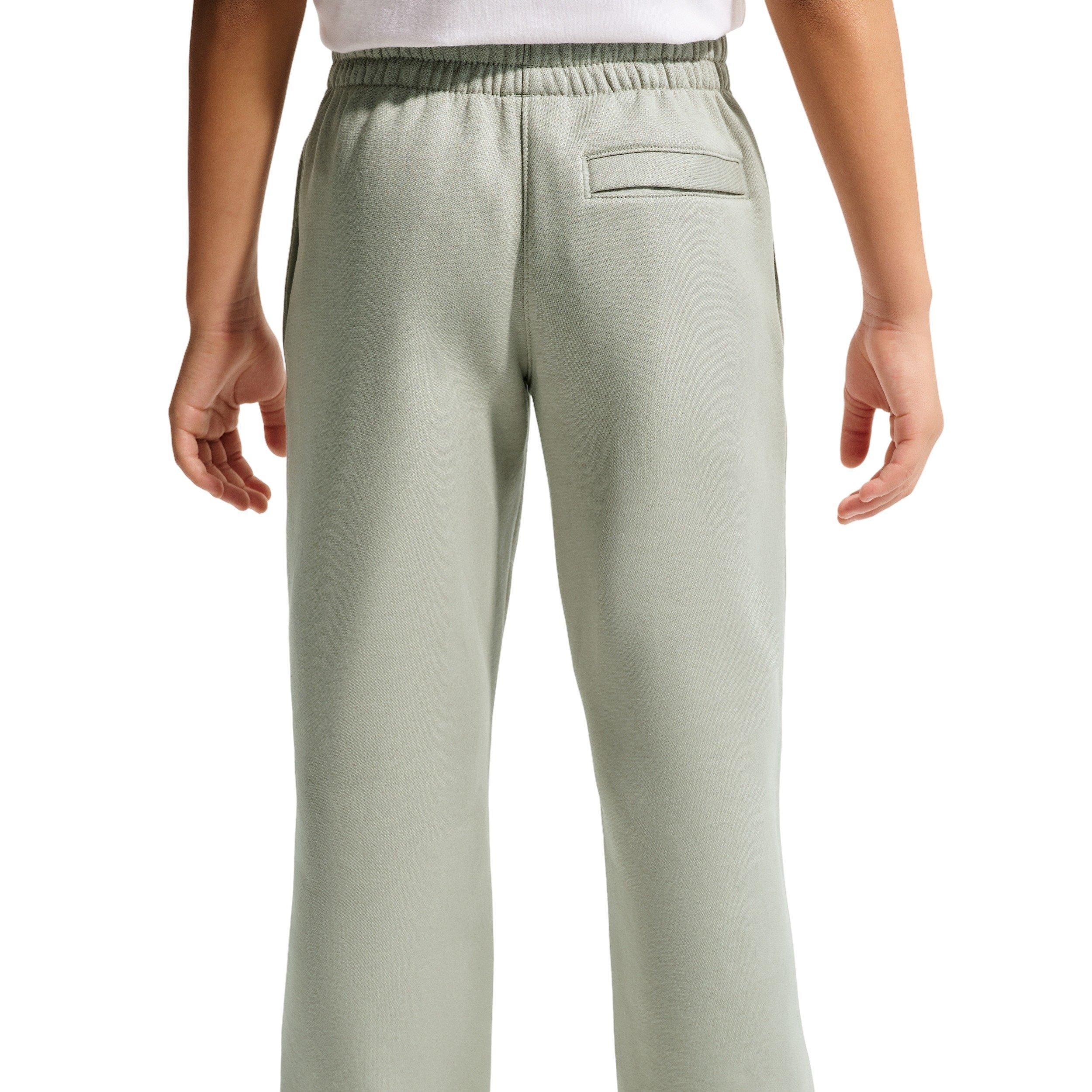 Nike Big Boys' Sportswear Loose Open-Hem Sweatpants - Light Green - LIGHT GREEN Thumbnail View 4