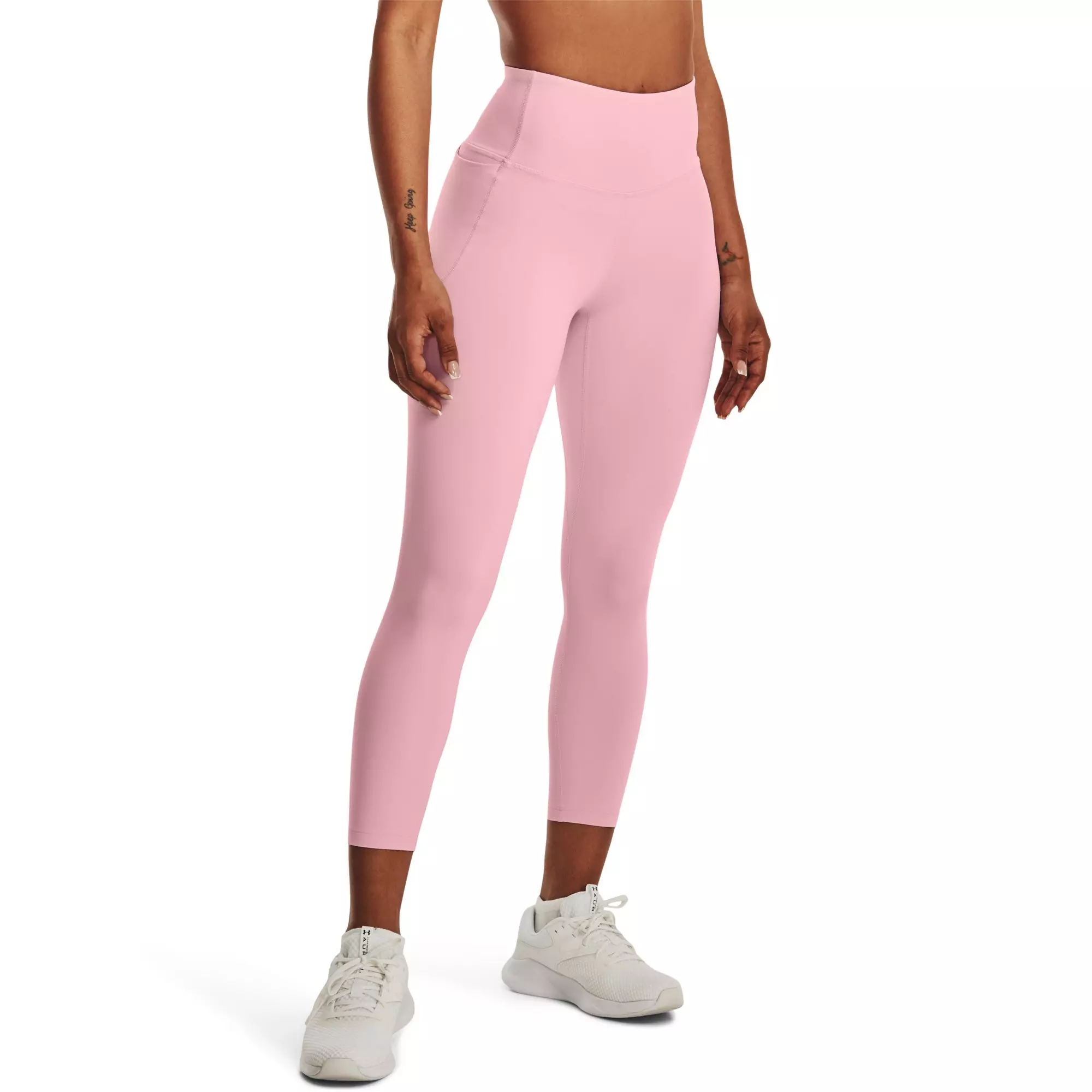 Under Armour Women's Ankle Length Meridan Leggings - PINK