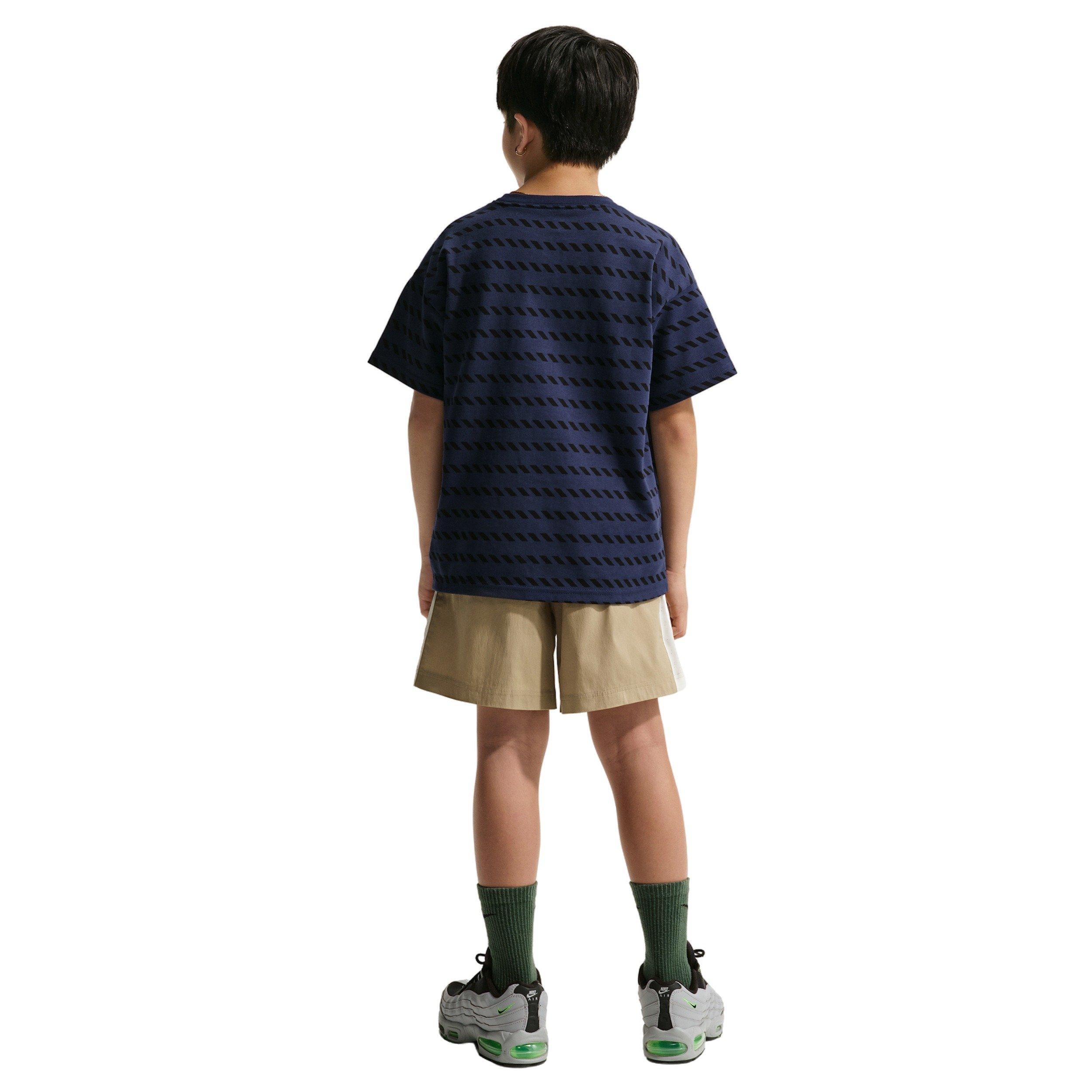 Nike Sportswear Big Kids' Beige Woven Shorts