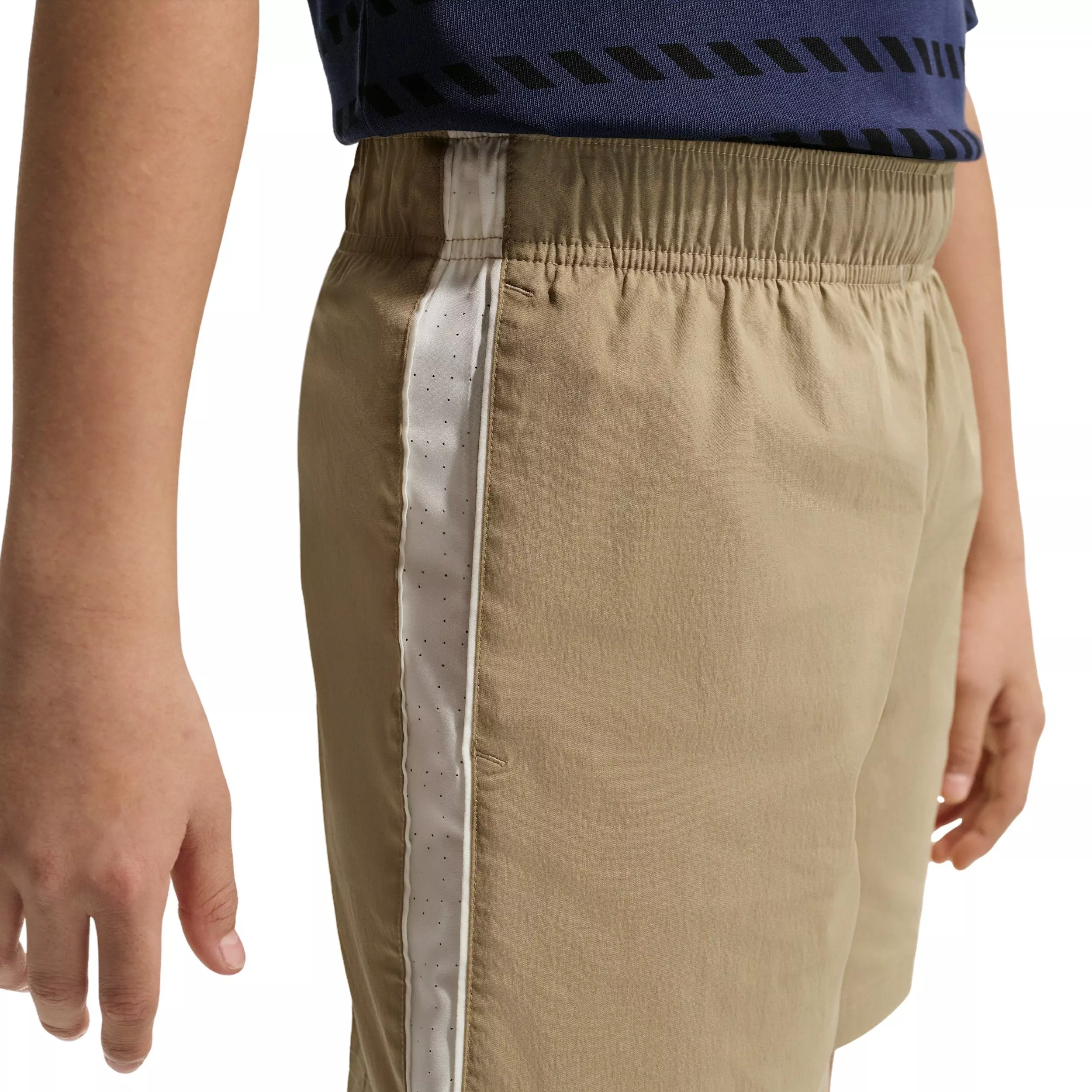 Nike Big Kids' Sportswear Woven Shorts - Beige - BEIGE
