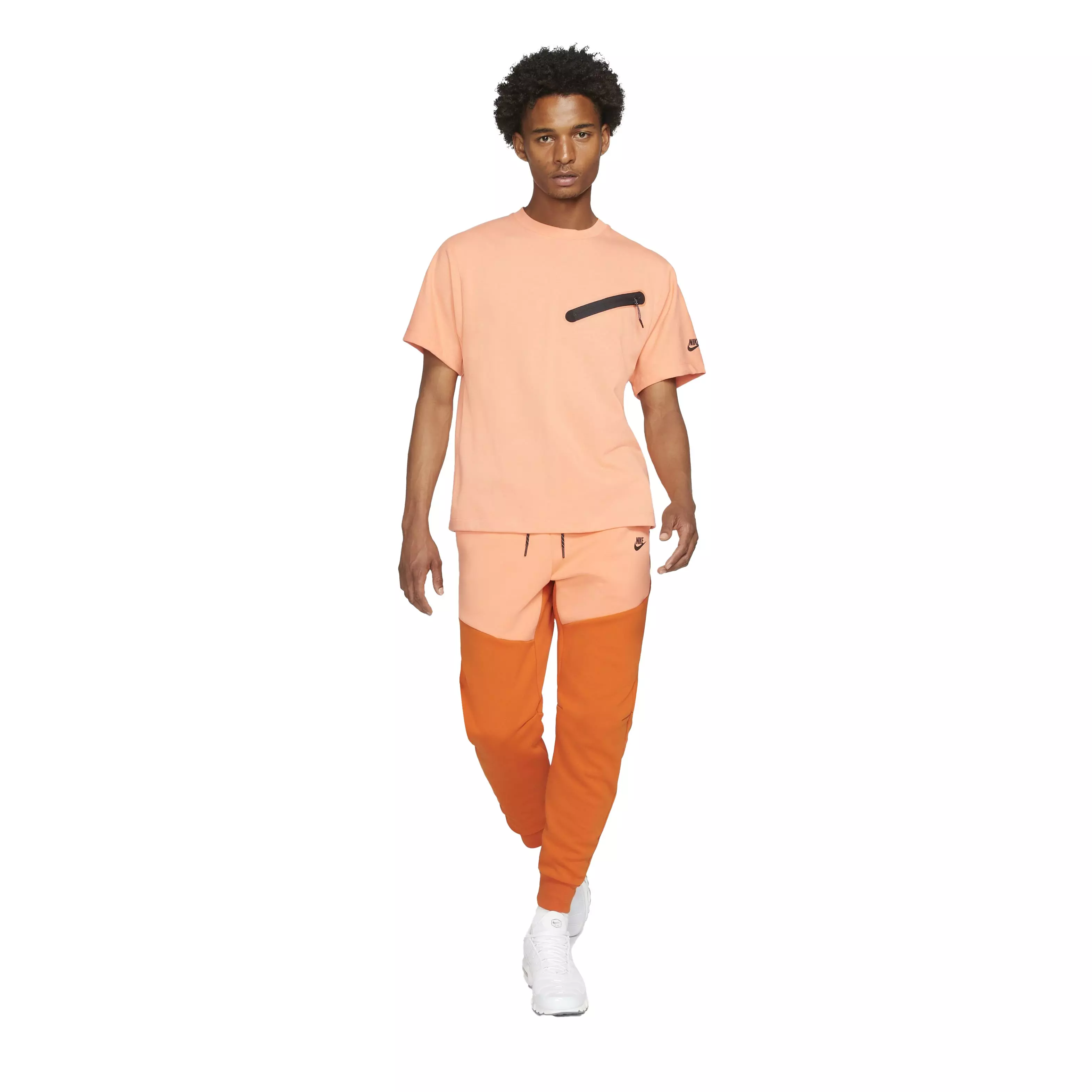 Nike Men's Sportswear Tech Fleece Joggers - ORANGE