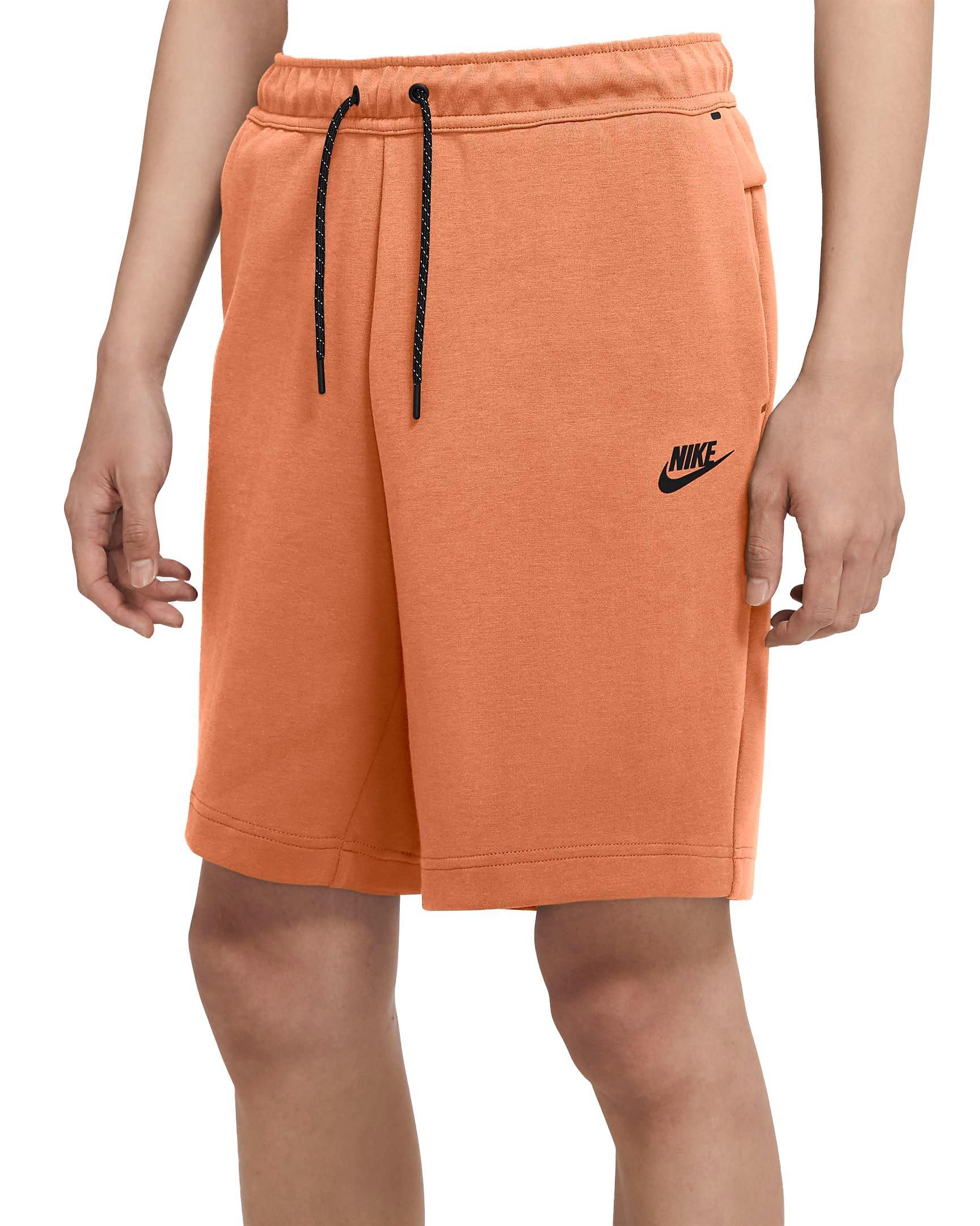 Nike Men's Tech Fleece Shorts - Orange