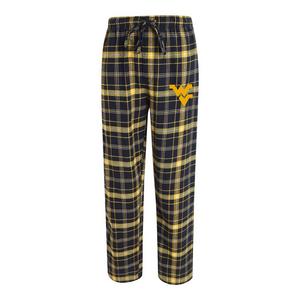 Women's Concepts Sport Navy/Gray West Virginia Mountaineers Ultimate Flannel  Sleep Shorts