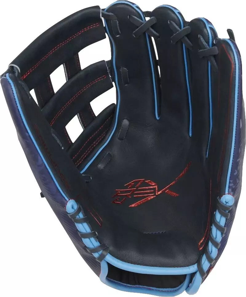 Rawlings REV1X 12.75" Outfield Baseball Glove LHT - BLACK/NAVY