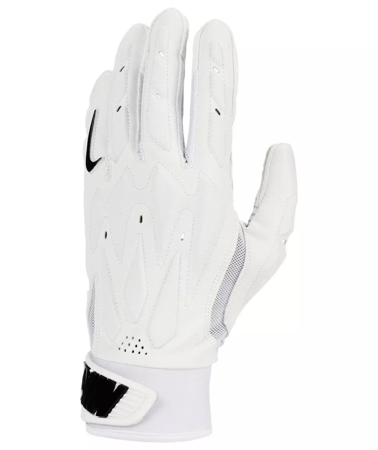 Nike D-Tack Football Gloves-White/Black - WHITE/BLACK