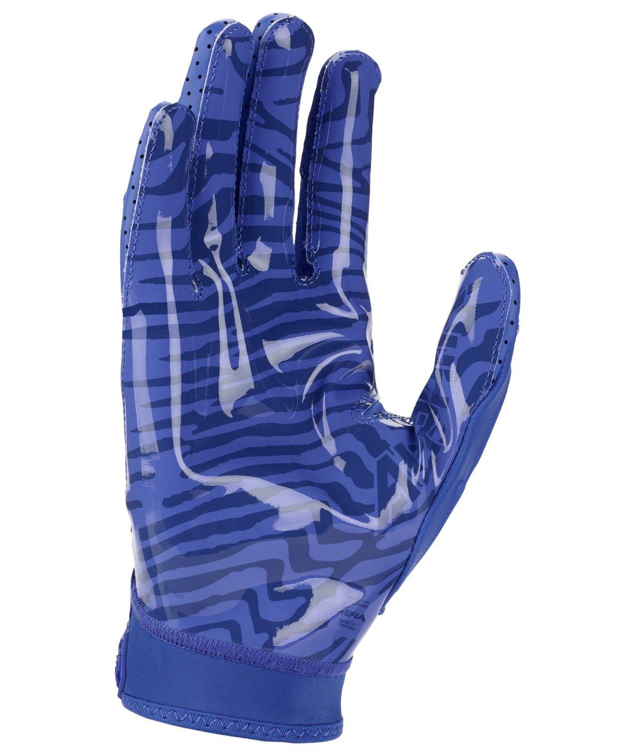 Nike Superbad Football Gloves-Royal/White - ROYAL/WHITE Thumbnail View 2