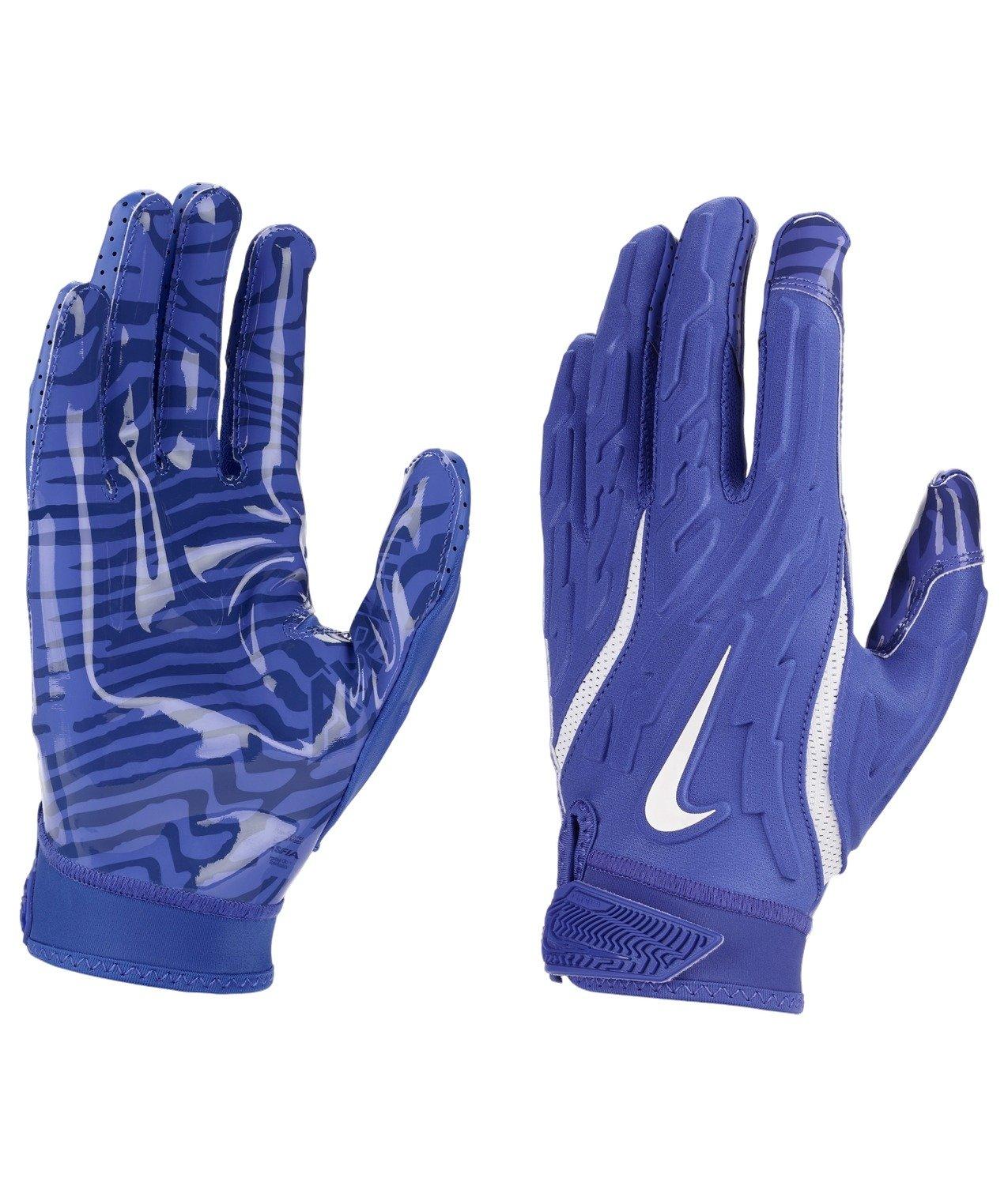 Nike Superbad Football Gloves-Royal/White - ROYAL/WHITE Thumbnail View 3