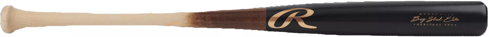 Rawlings Big Stick Elite I13 Pattern Birch Wood Bat 2024 - BLACK/BROWN