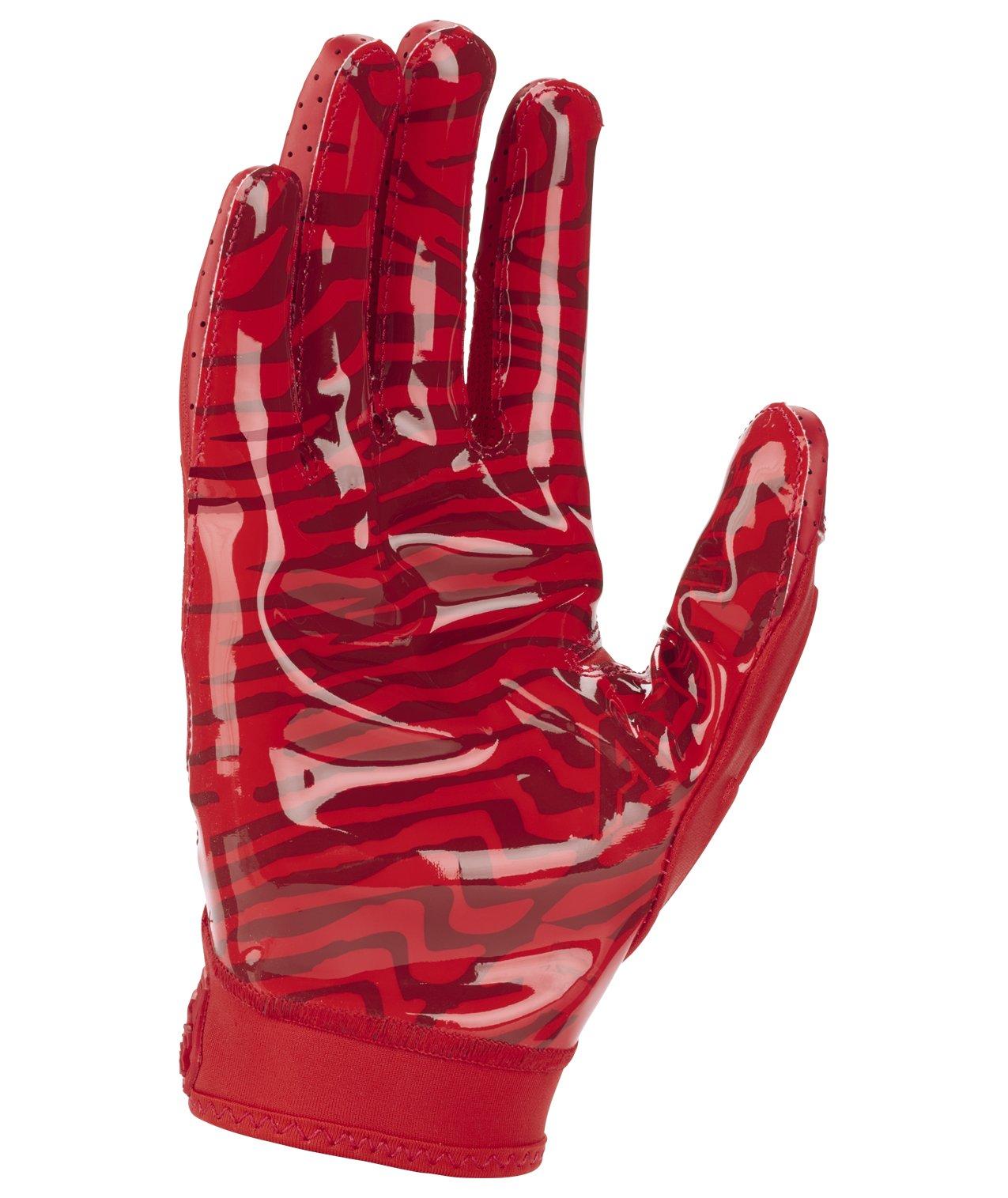 Nike Superbad Football Gloves-Red/White - RED/WHITE Thumbnail View 2