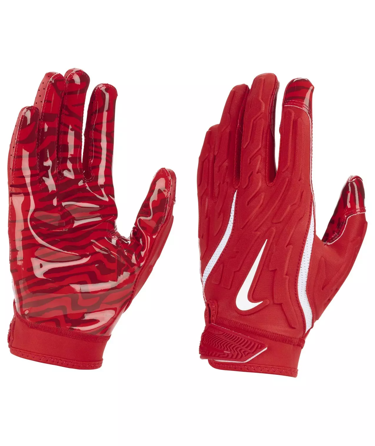 Nike Superbad Football Gloves-Red/White - RED/WHITE