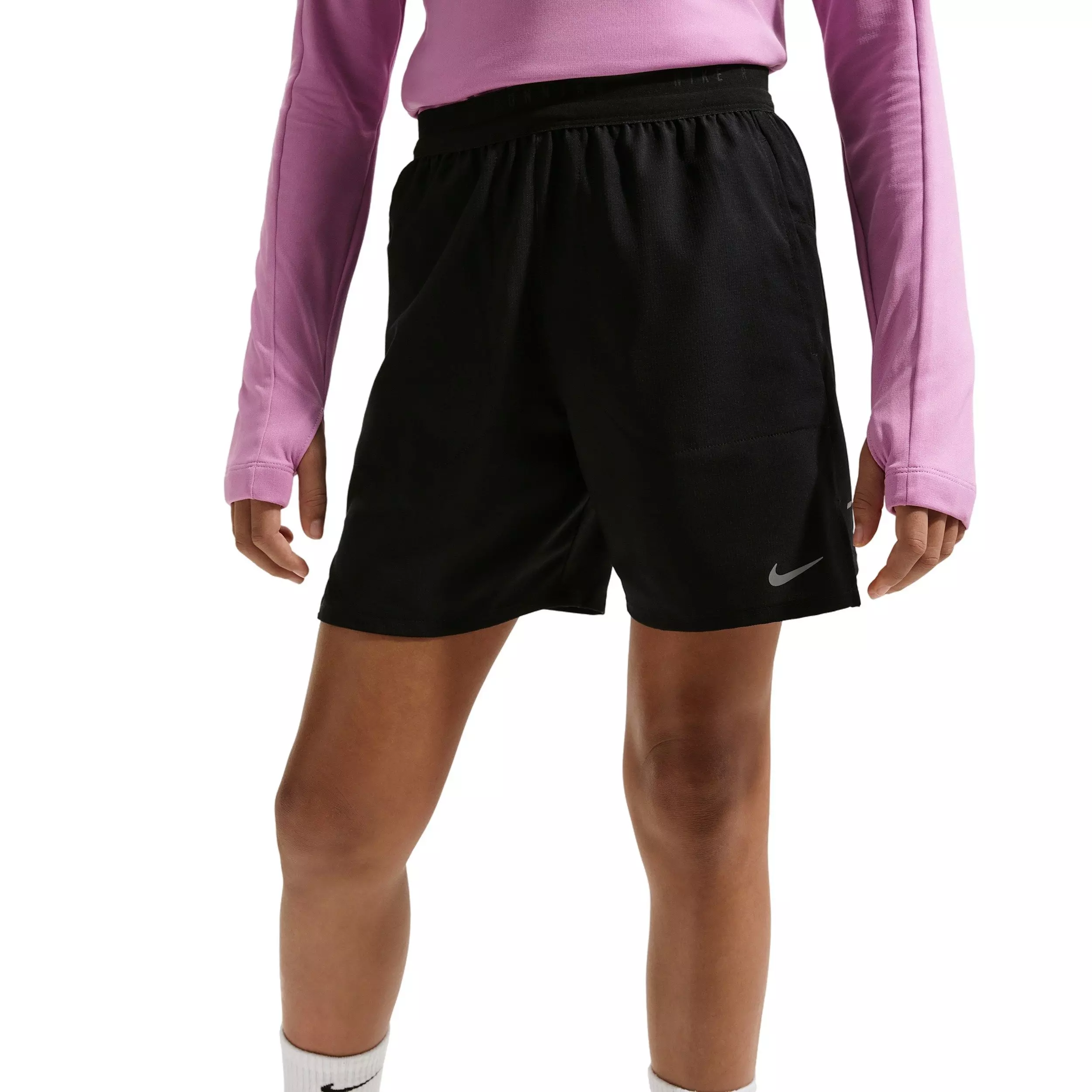 Nike Big Kids' Stride Dri-FIT Training Shorts - Black - BLACK