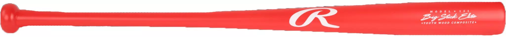 Rawlings Big Stick Elite Youth 151Y Pattern Maple/Bamboo Wood Bat 2024 - RED