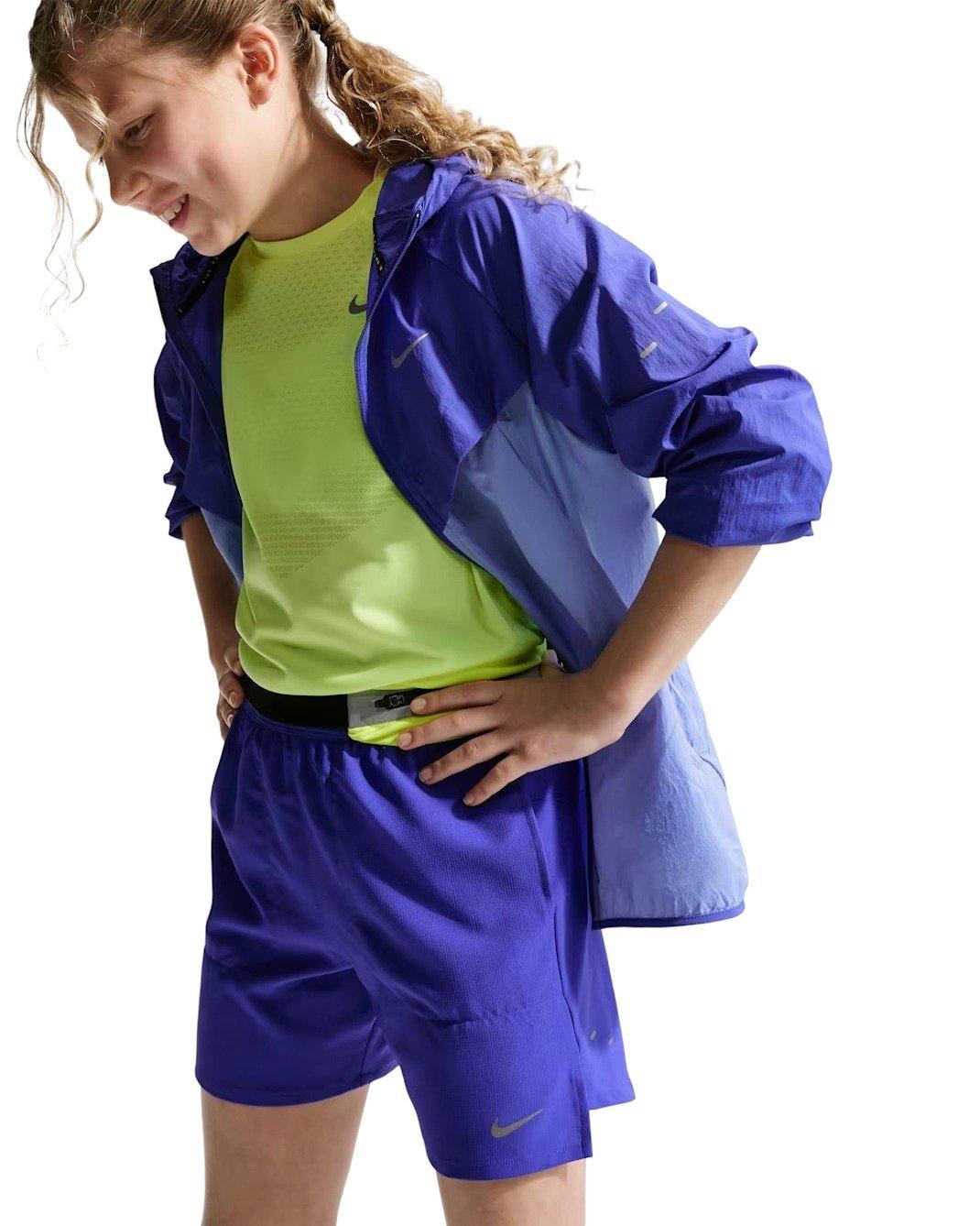 Nike Stride Dri-FIT Big Kids' Blue Training Shorts