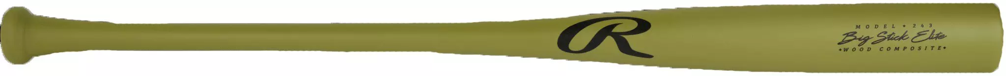 Rawlings Big Stick Elite 243 Pattern Maple/Bamboo Wood Bat 2024 - GREEN