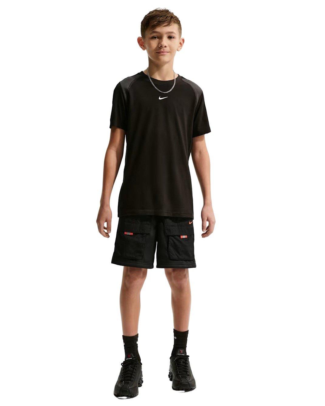 Nike Big Boys' Sportswear City Utility Shorts - Black - BLACK Thumbnail View 4