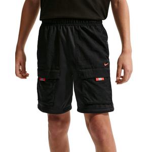 Nike Big Boys' Sportswear City Utility Shorts - Black