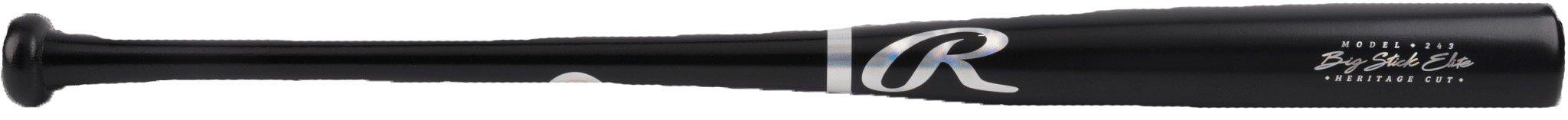 Rawlings Big Stick Elite 243 Pattern Maple Wood Bat 2024 - BLACK Thumbnail View 2