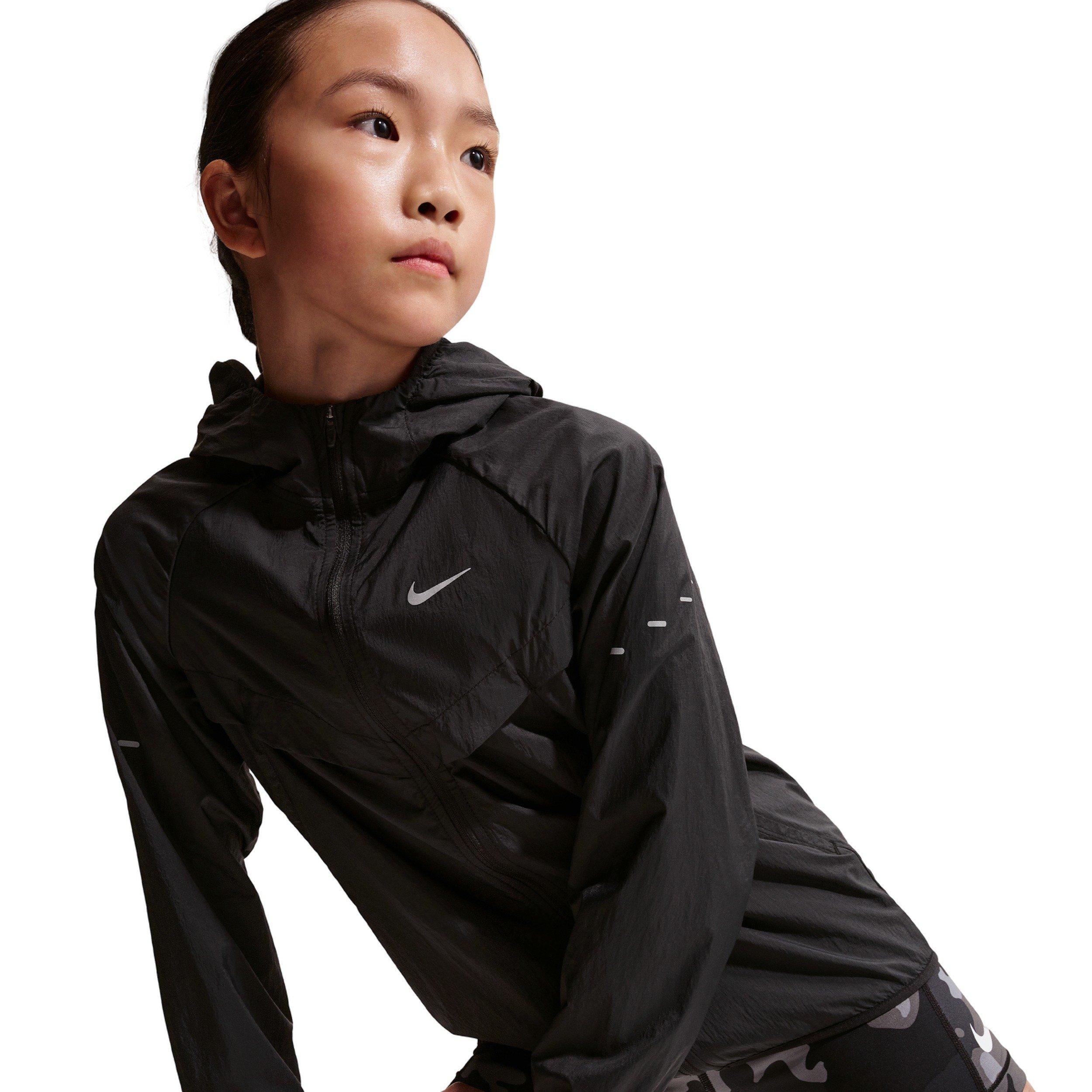 Nike Big Kids' Stride Repel UV Training Jacket - Black - BLACK Thumbnail View 3