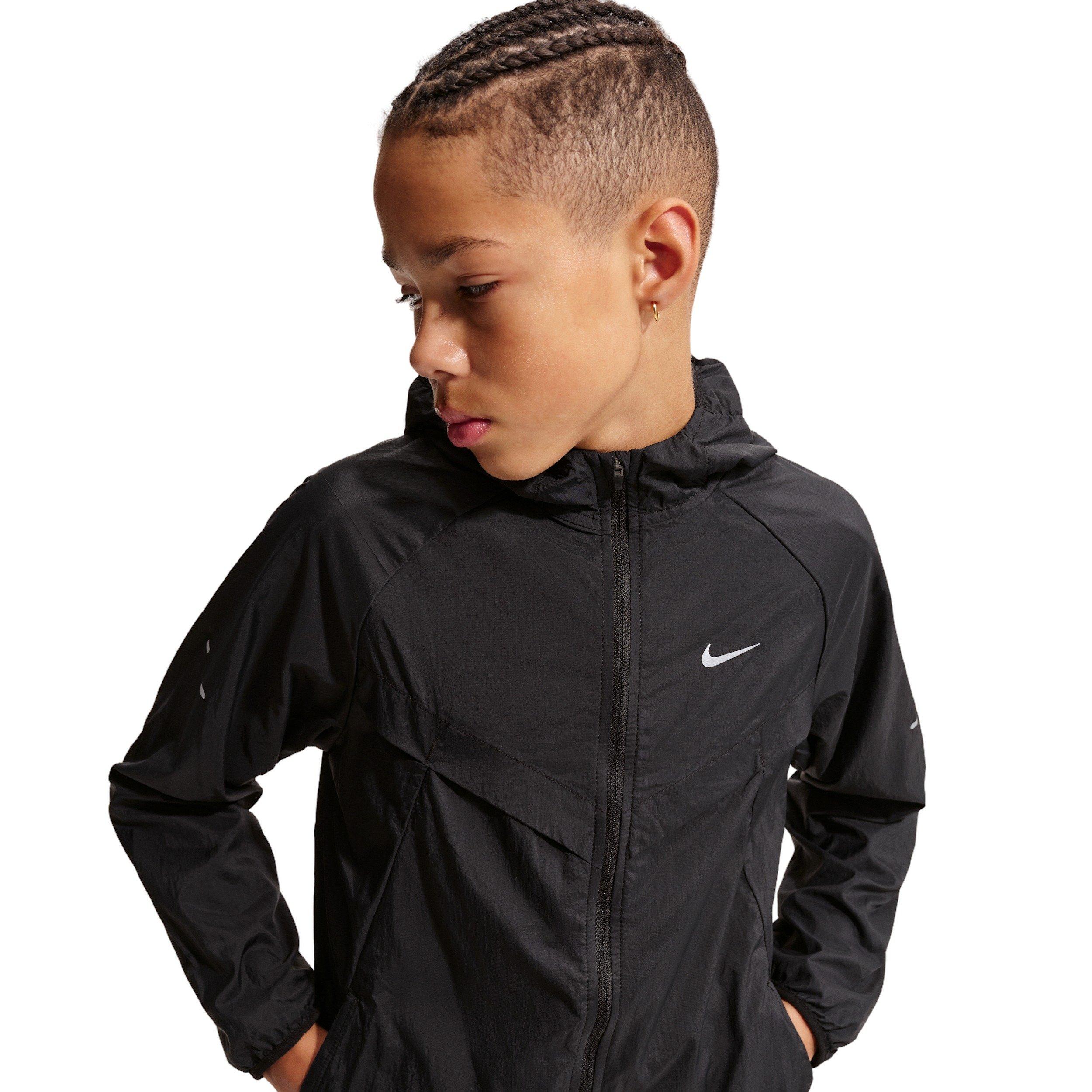 Nike Big Kids' Stride Repel UV Training Jacket - Black - BLACK Thumbnail View 5