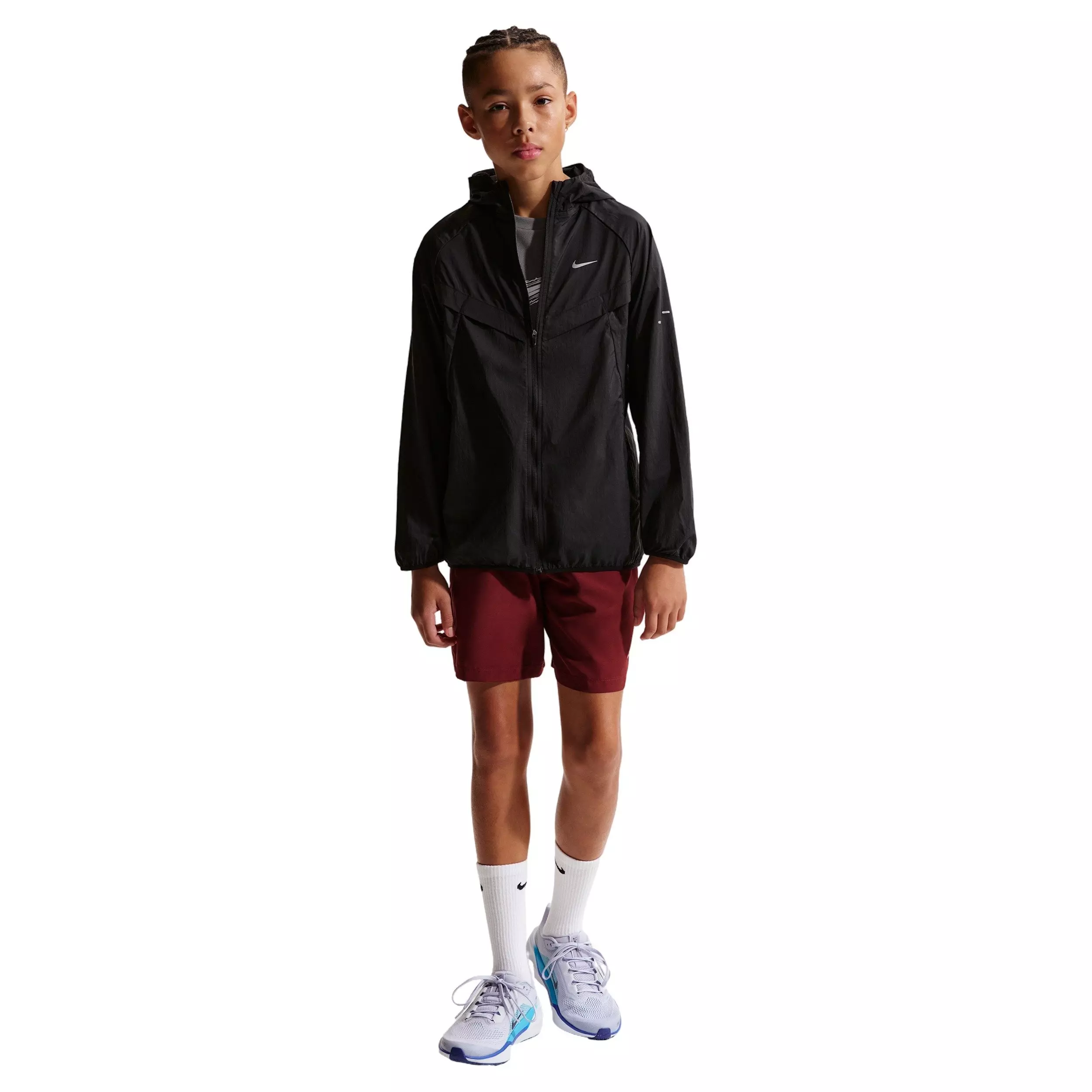 Nike Big Kids' Stride Repel UV Training Jacket - Black - BLACK