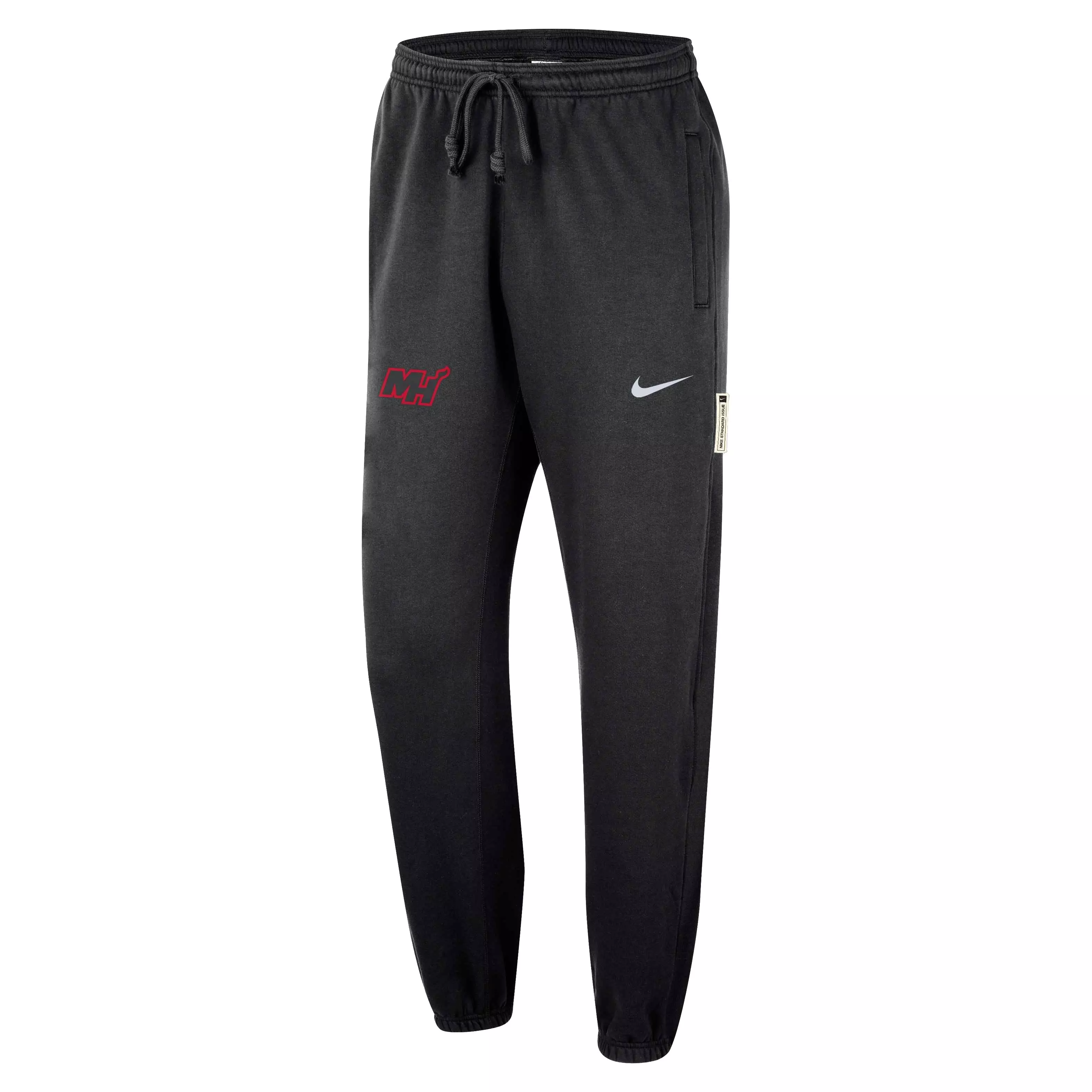 Nike Men's Miami Dri-FIT Standard Issue CE Courtside NBA Pants -Black - BLACK