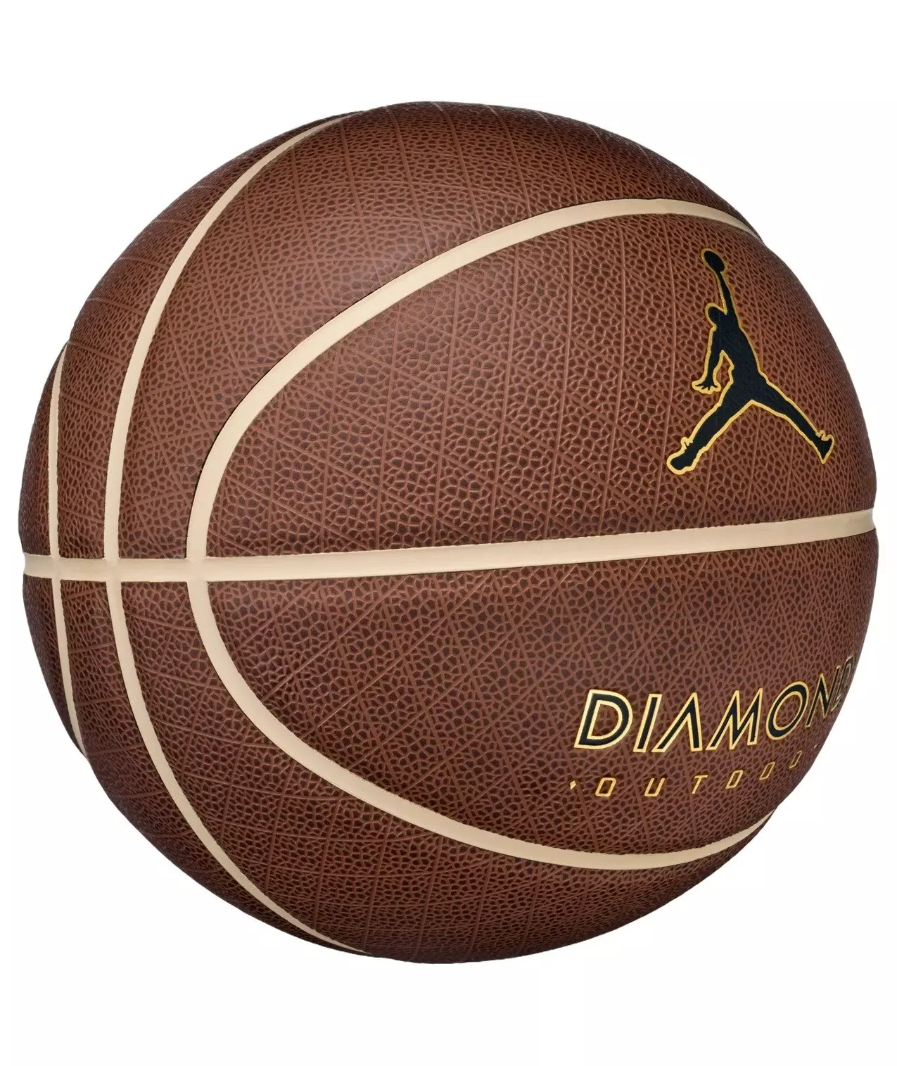 Jordan Diamond Outdoor Basketball-Brown - BROWN