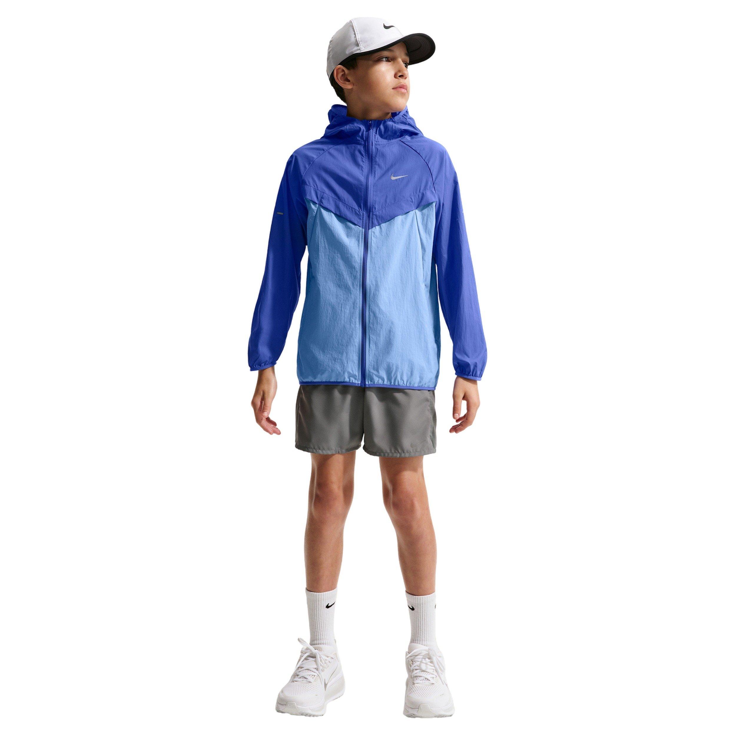 Nike Big Kids' Stride Repel UV Training Jacket - Blue - BLUE Thumbnail View 4