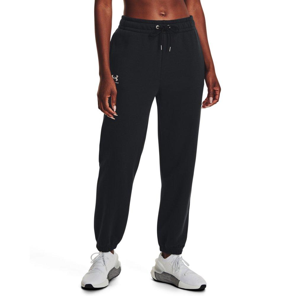 Under Armour Women's Essential Fleece Jogger - BLACK Thumbnail View 1
