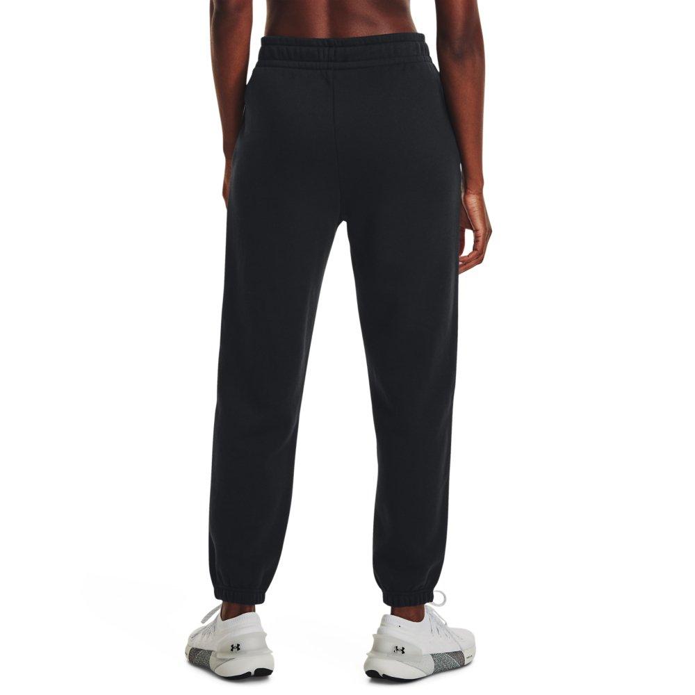 Under Armour Women's Essential Fleece Jogger - BLACK Thumbnail View 2