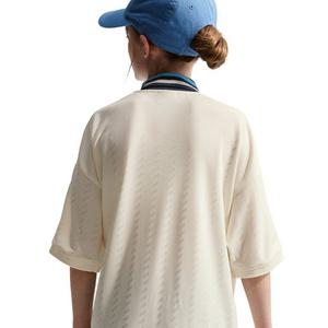 Nike Big Kids' Sportswear Short Sleeve Jersey - Beige/Navy