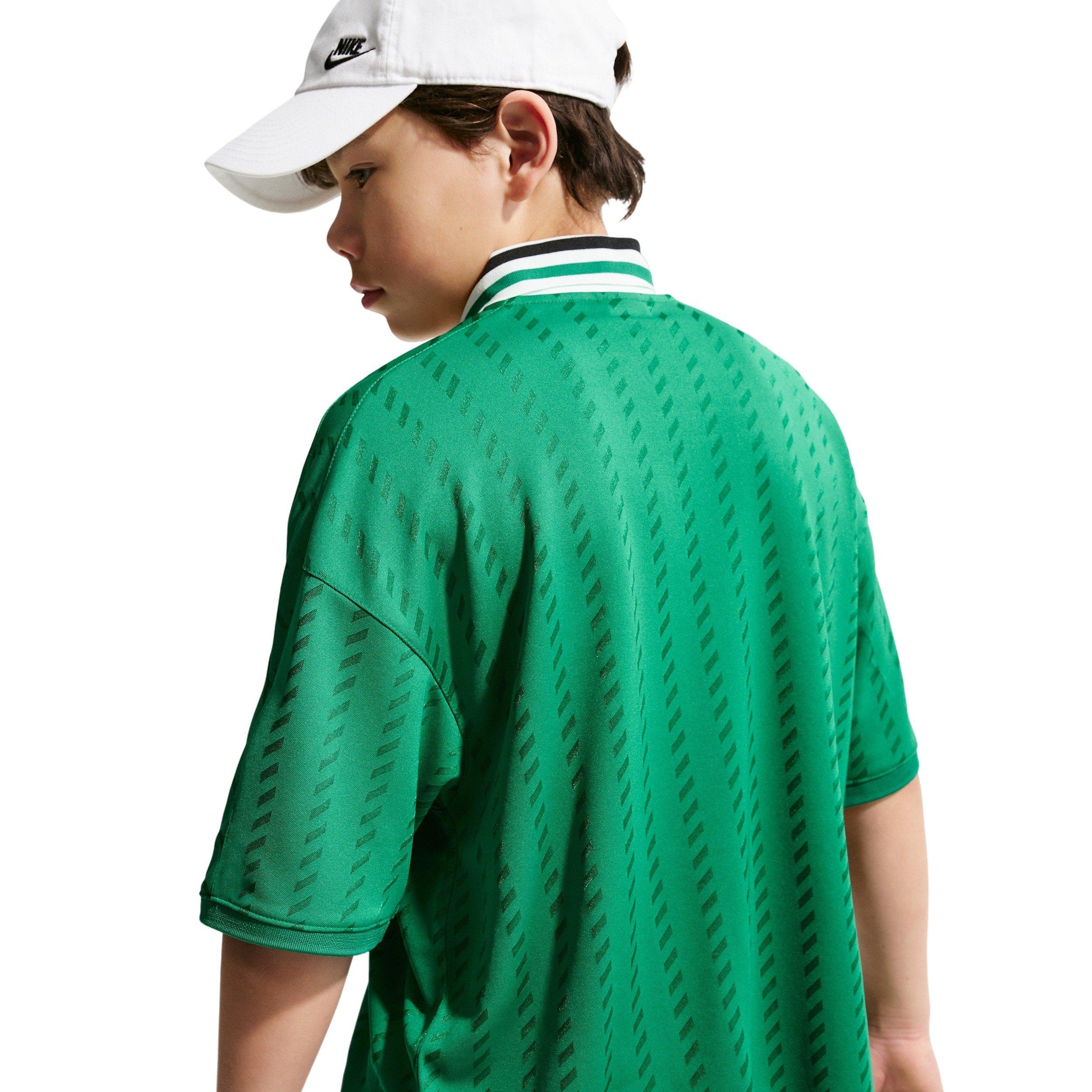 Nike Big Kids' Sportswear Short Sleeve Jersey - Green - GREEN Thumbnail View 2