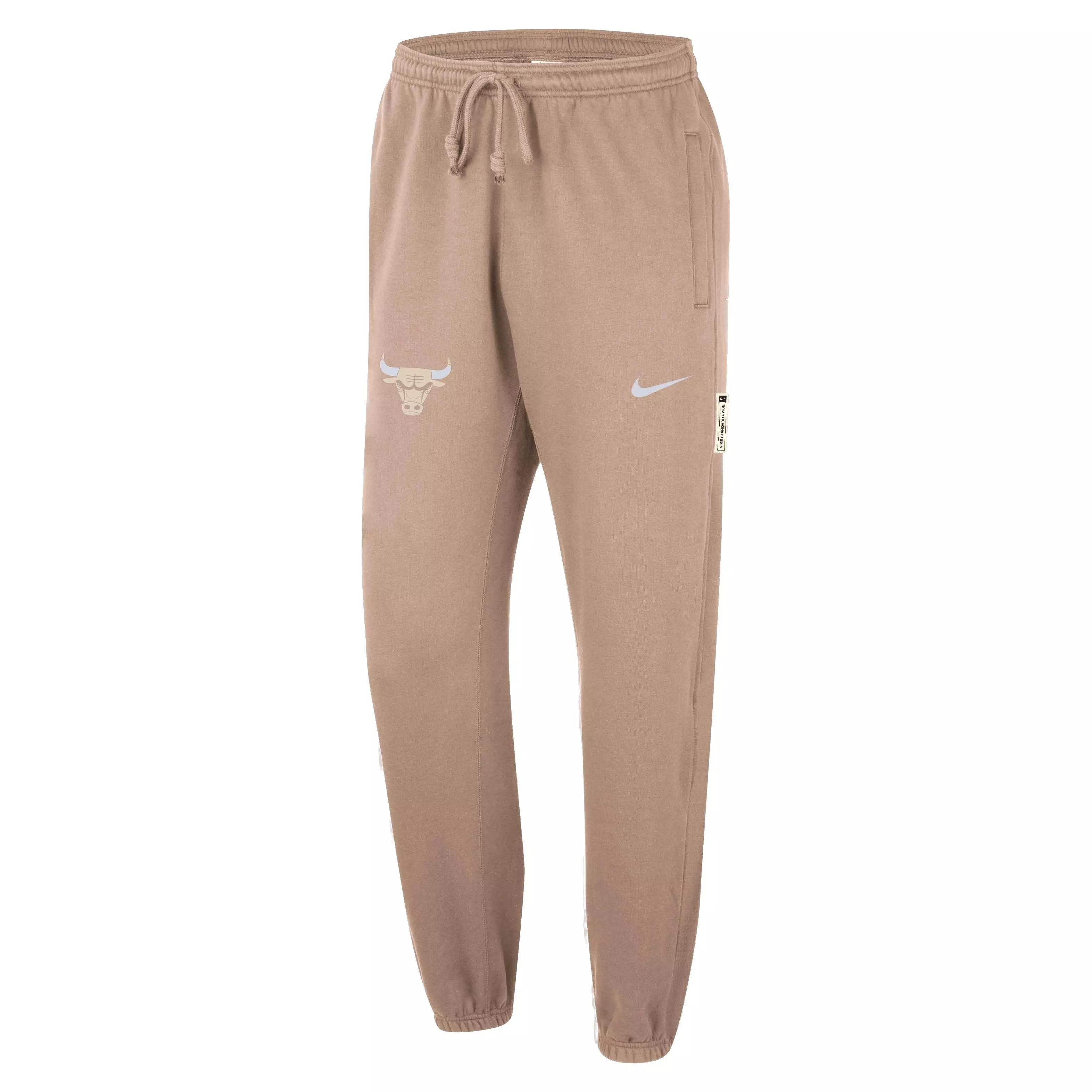 Nike Men's Chicago Bulls Dri-FIT Standard Issue CE Courtside NBA Pants -Tan - TAN