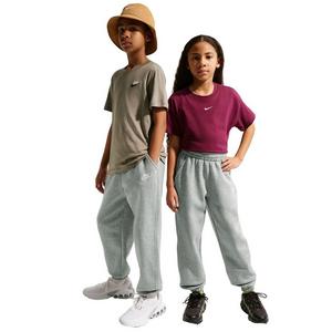 Nike Big Kids' Sportswear Club Fleece Loose Sweatpants - Grey